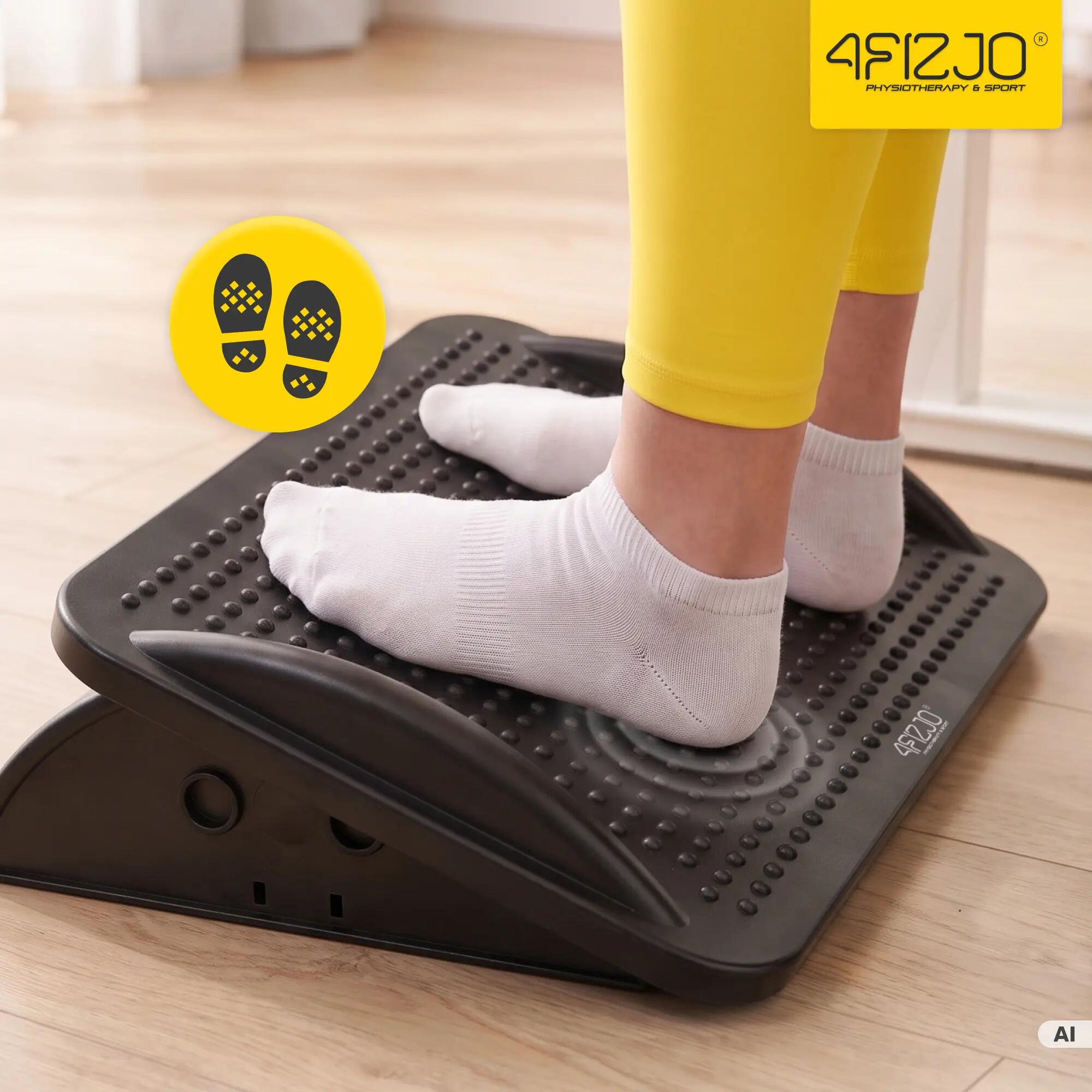 Regulowany podnóżek pod biurko PURE ergonomiczny biurowy 4FIZJO 3/15