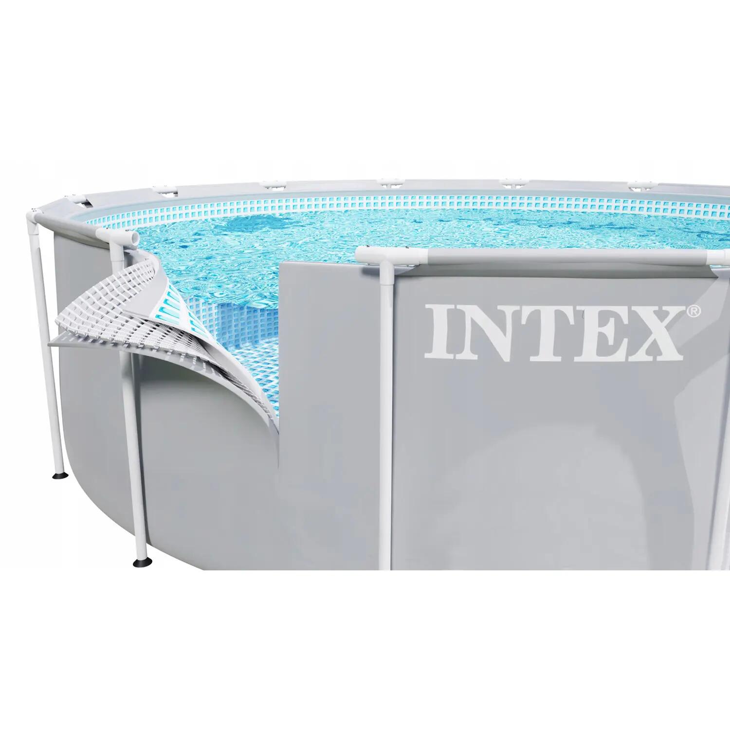 Basen ogrodowy stelażowy Intex 26726ND Full zestaw 457x122 cm 6/10