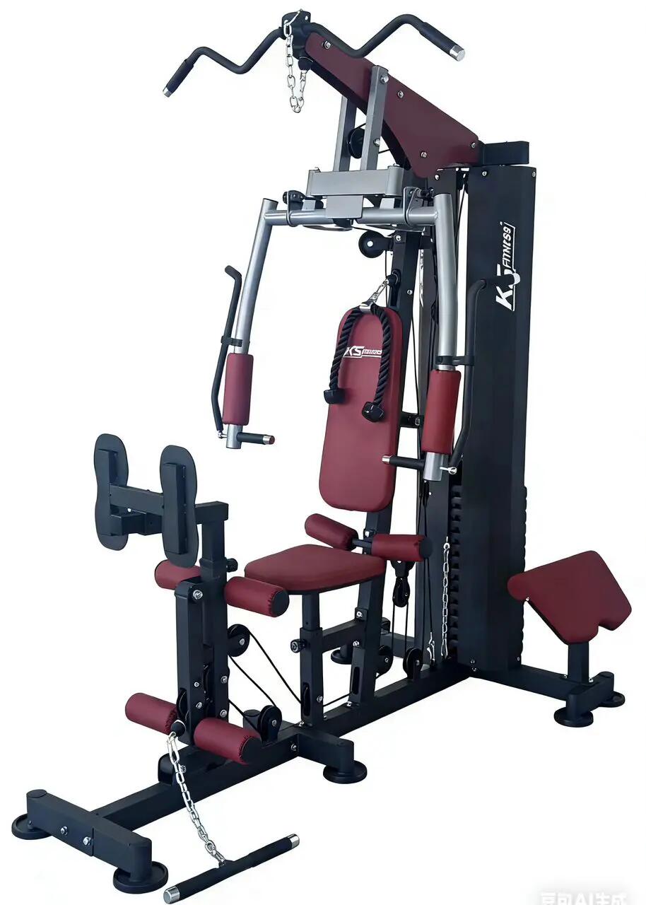 Posilovací věž s tricepsovým lanem  a leg pressem - 81 kg závaží HG4500K 4/4