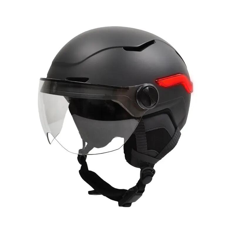 Casque Vizion avec feu de freinage LED Taille M (tour de tête 55-58 cm) - Noir 2/6