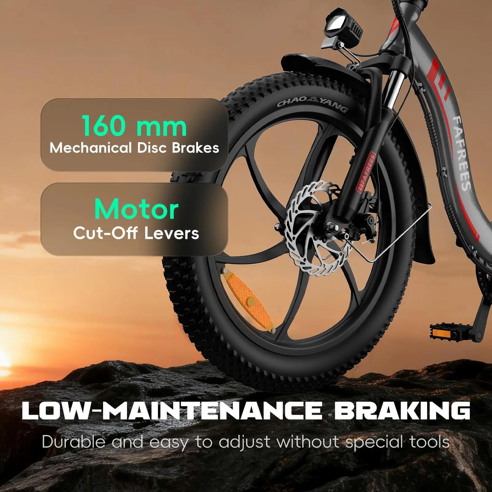 Elektrický bicykel FAFREES F20 20" 250W motor 36V 18Ah skladací 10/15