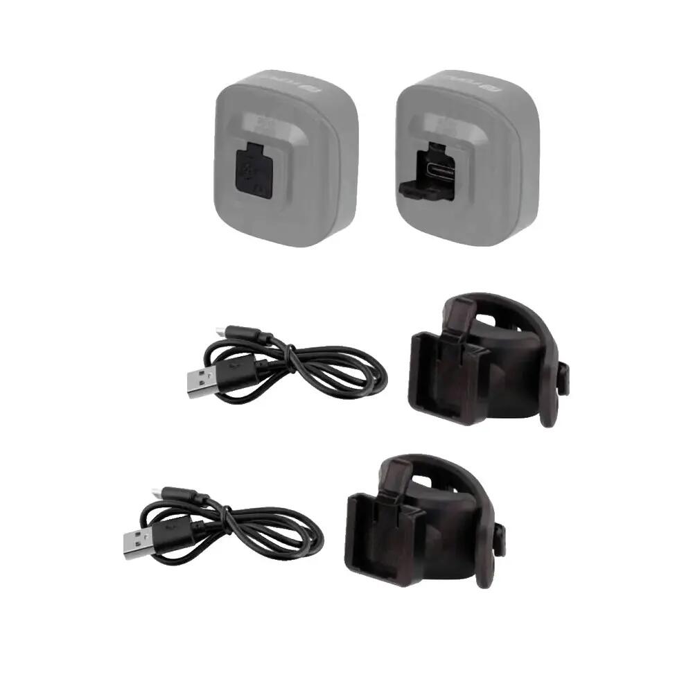 Éclairage de vélo Force cob 2.0 75/25 lumens 2/5