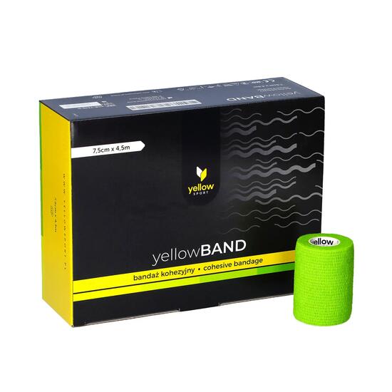 Bandaże kohezyjne yellowBAND | 12 szt. | yellowSPORT