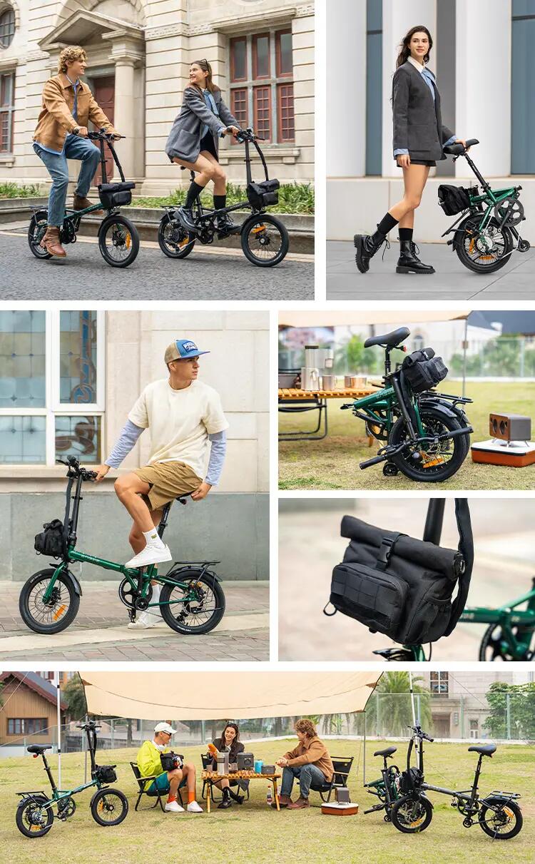 ENGWE ZIP Floding  Electric Bike,250W Motor 36V 10Ah LG Battery 7/7