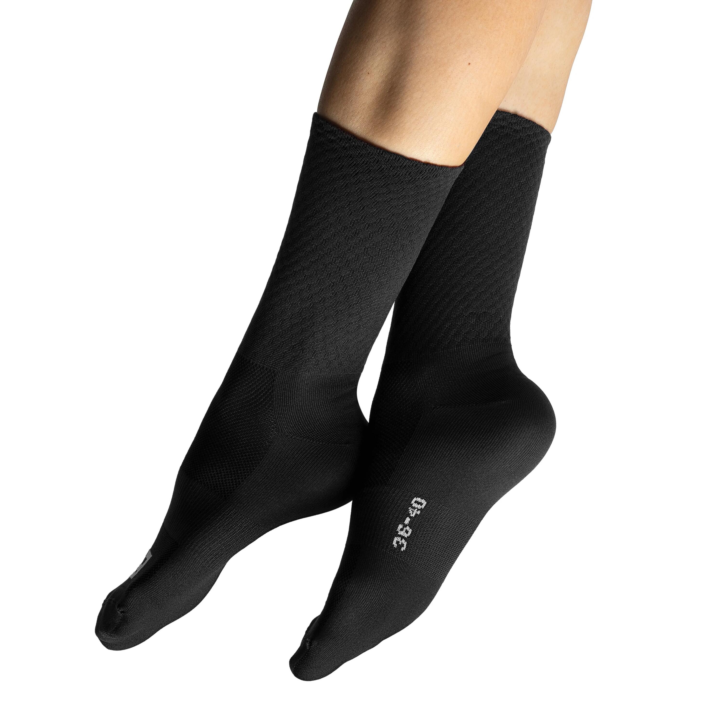Eroe Pure Black Socken 7/8
