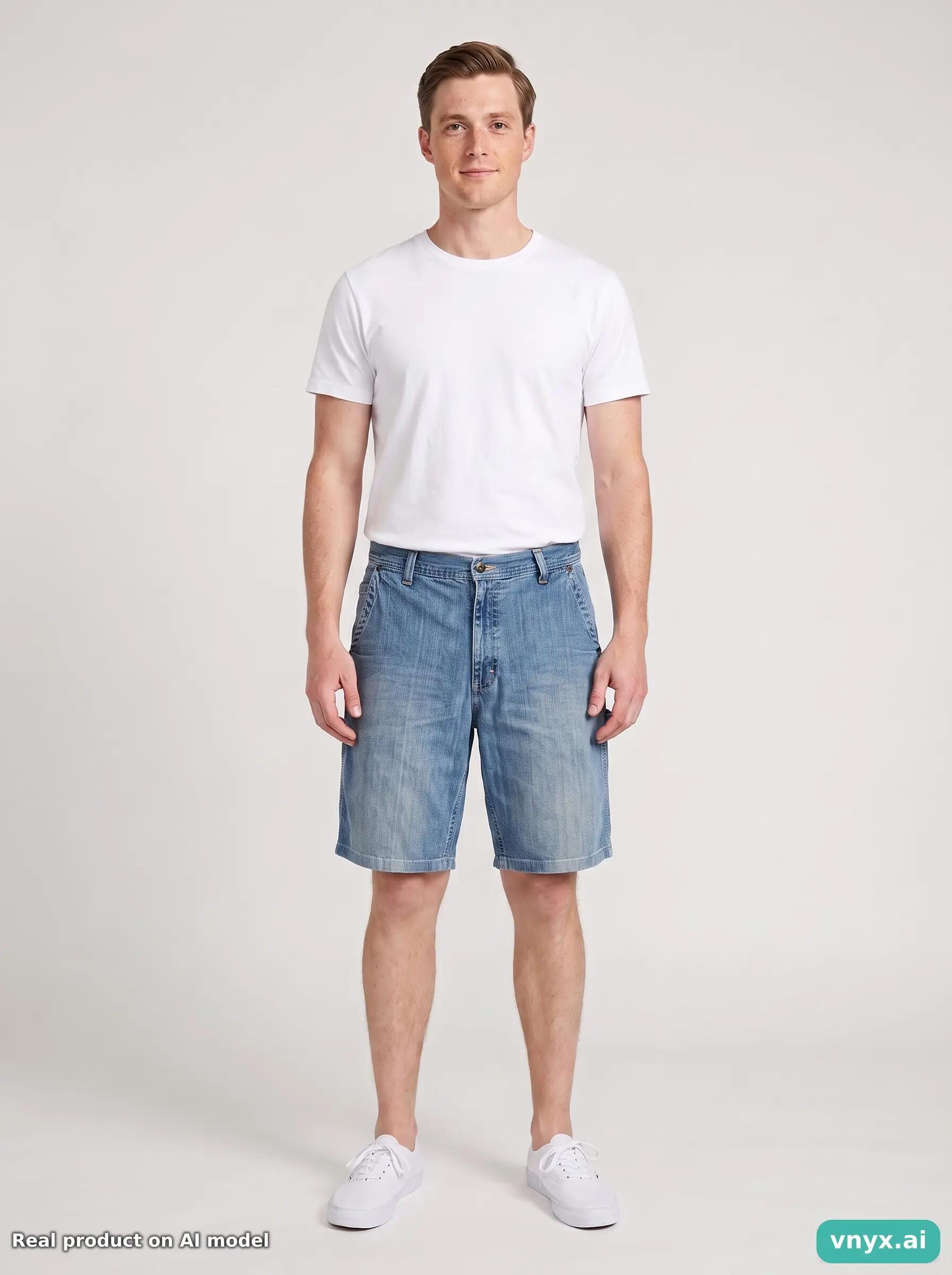 Second Life - Vintage Eddie Bauer Blue Shorts Men W35 L32 6/6