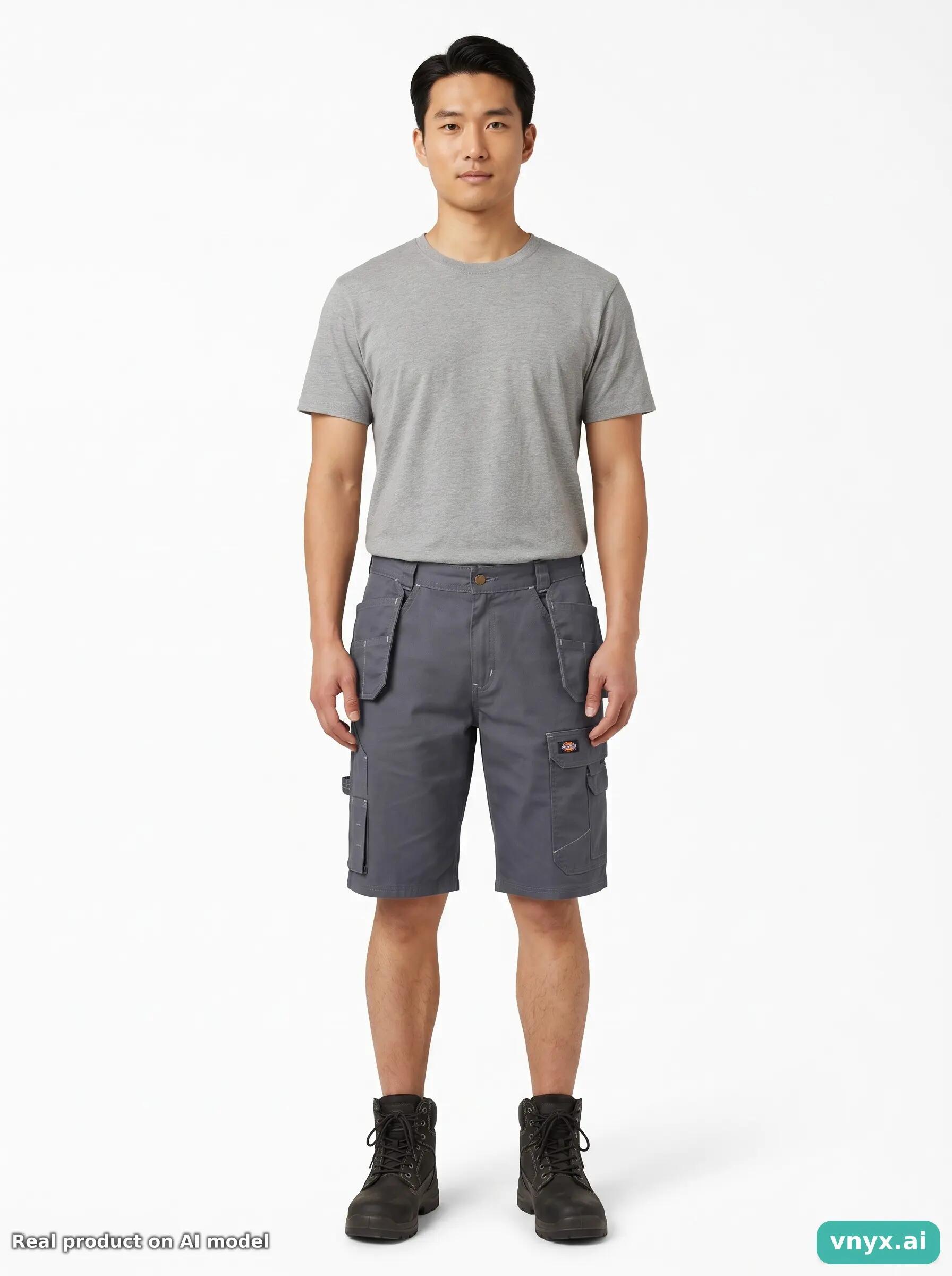 Second Life - Vintage Dickies Charcoal Shorts Men W38 3/6