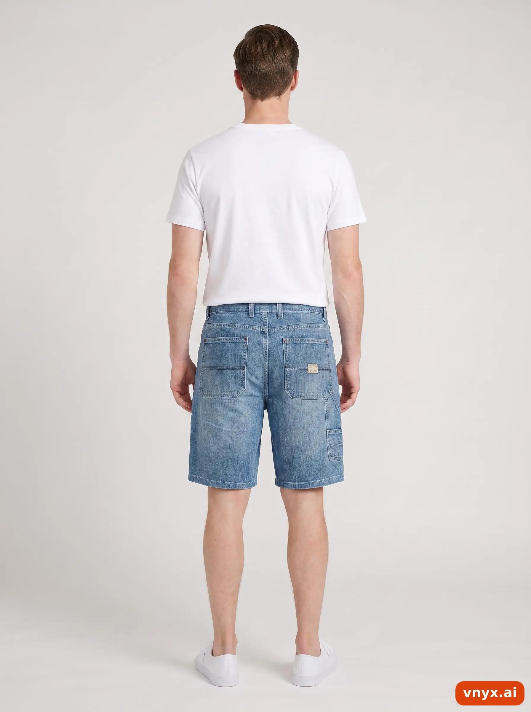 Second Life - Vintage Eddie Bauer Blue Shorts Men W35 L32 4/6