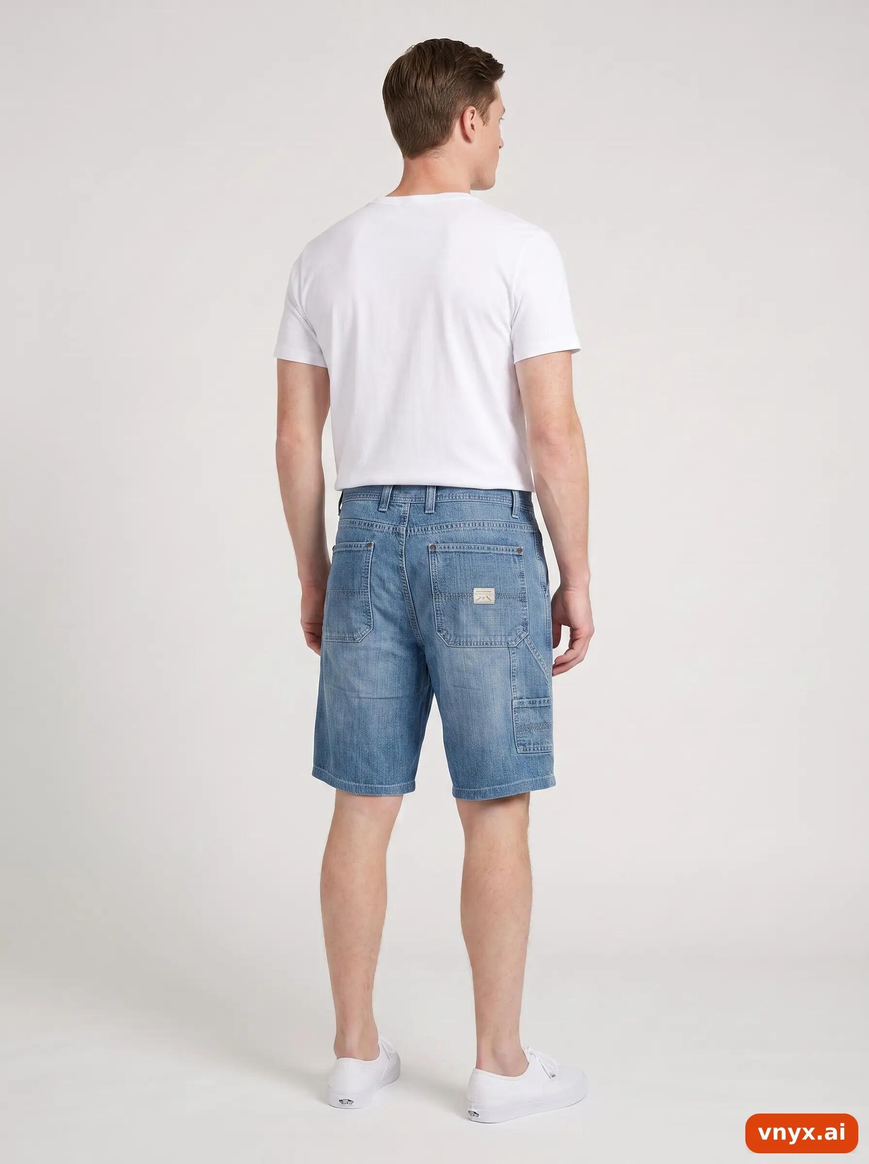 Second Life - Vintage Eddie Bauer Blue Shorts Men W35 L32 2/6