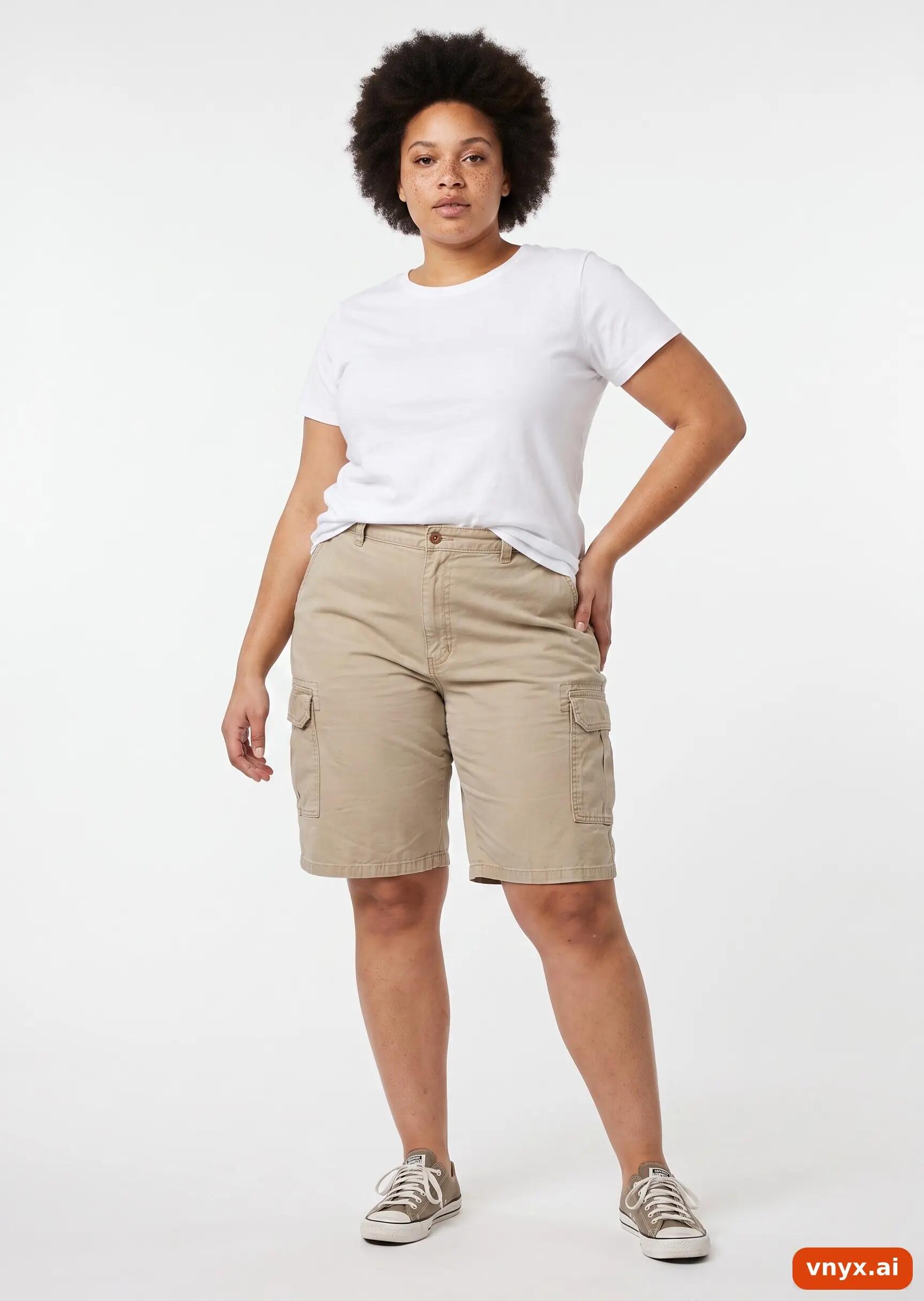 Second Life - Vintage Dickies Beige Shorts Women W36 3/6