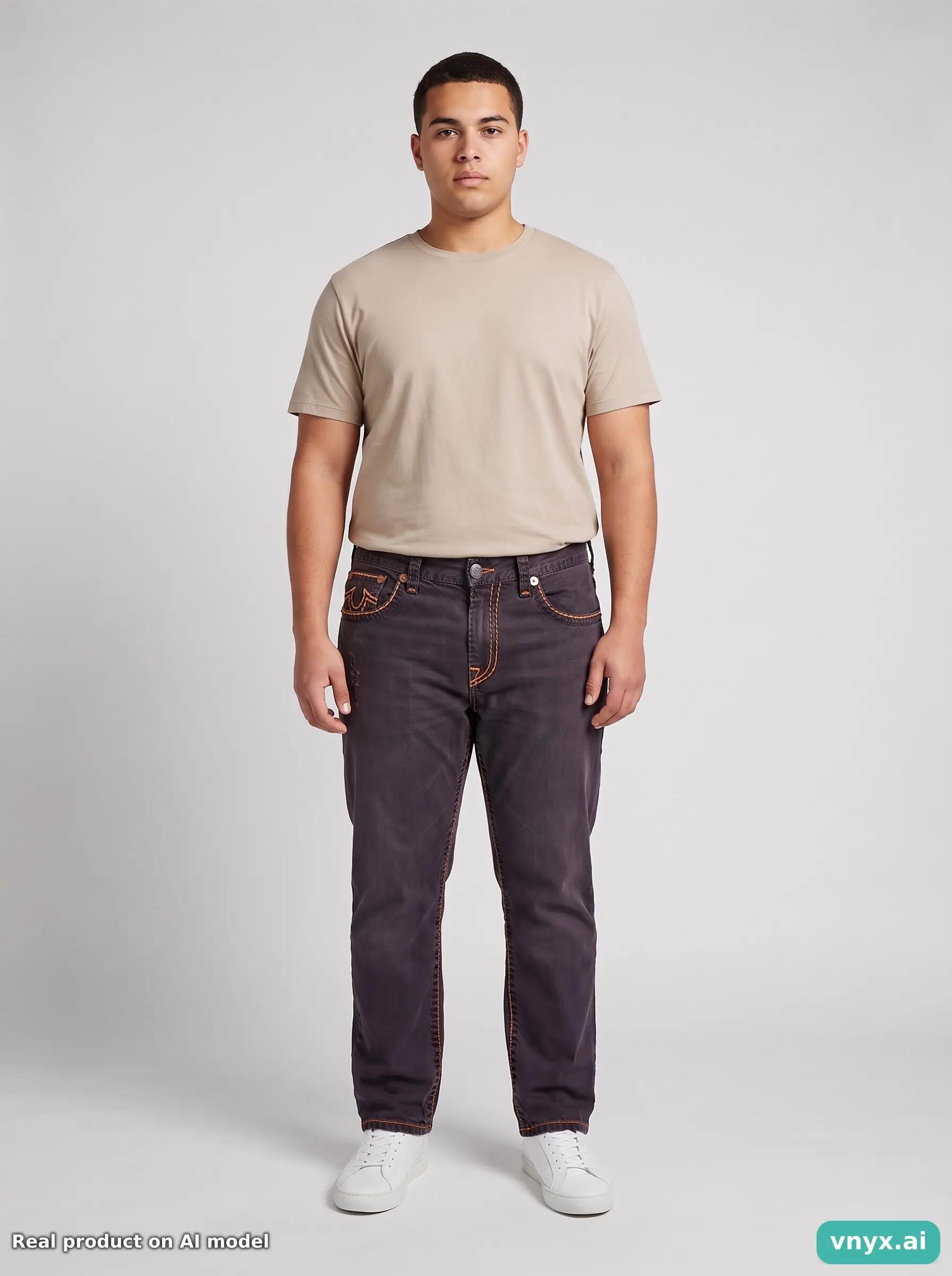 Second Life - Vintage True Religion Black Jeans Men W34 6/6