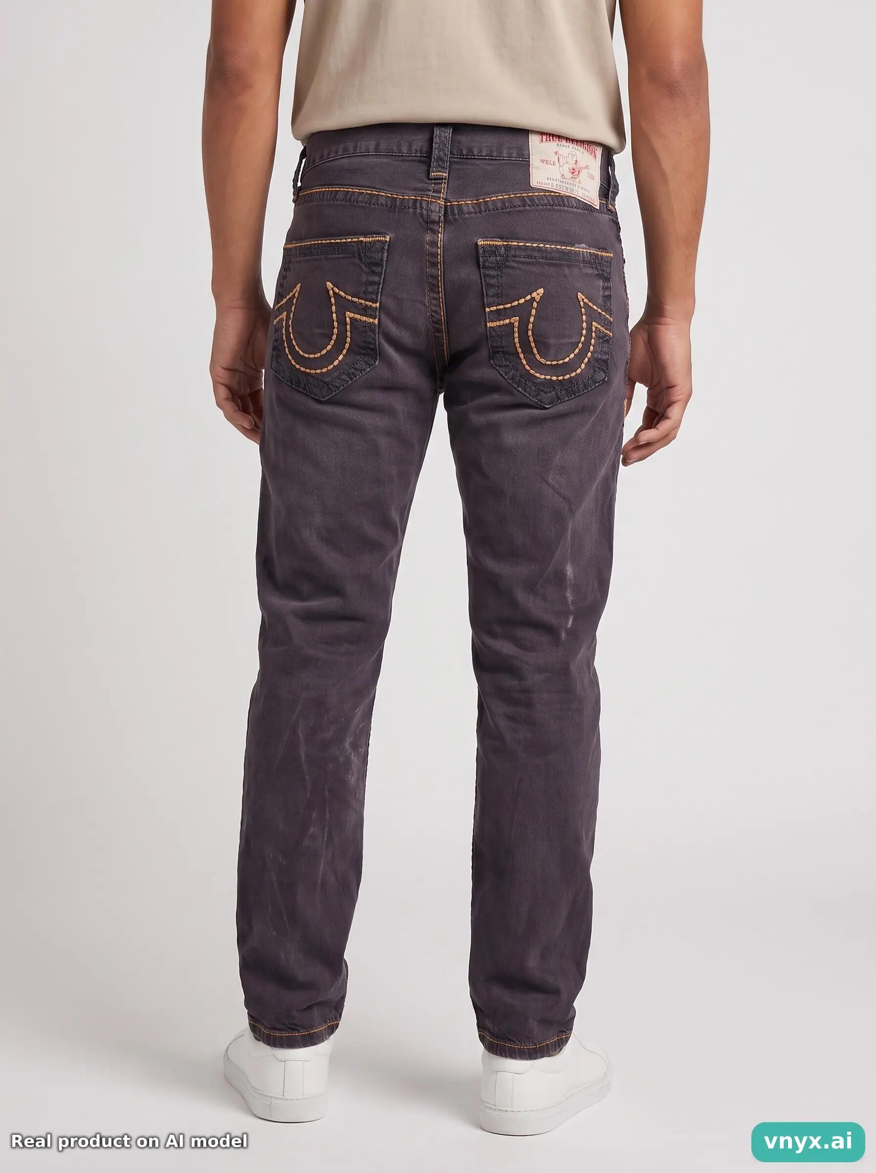 Second Life - Vintage True Religion Black Jeans Men W34 4/6