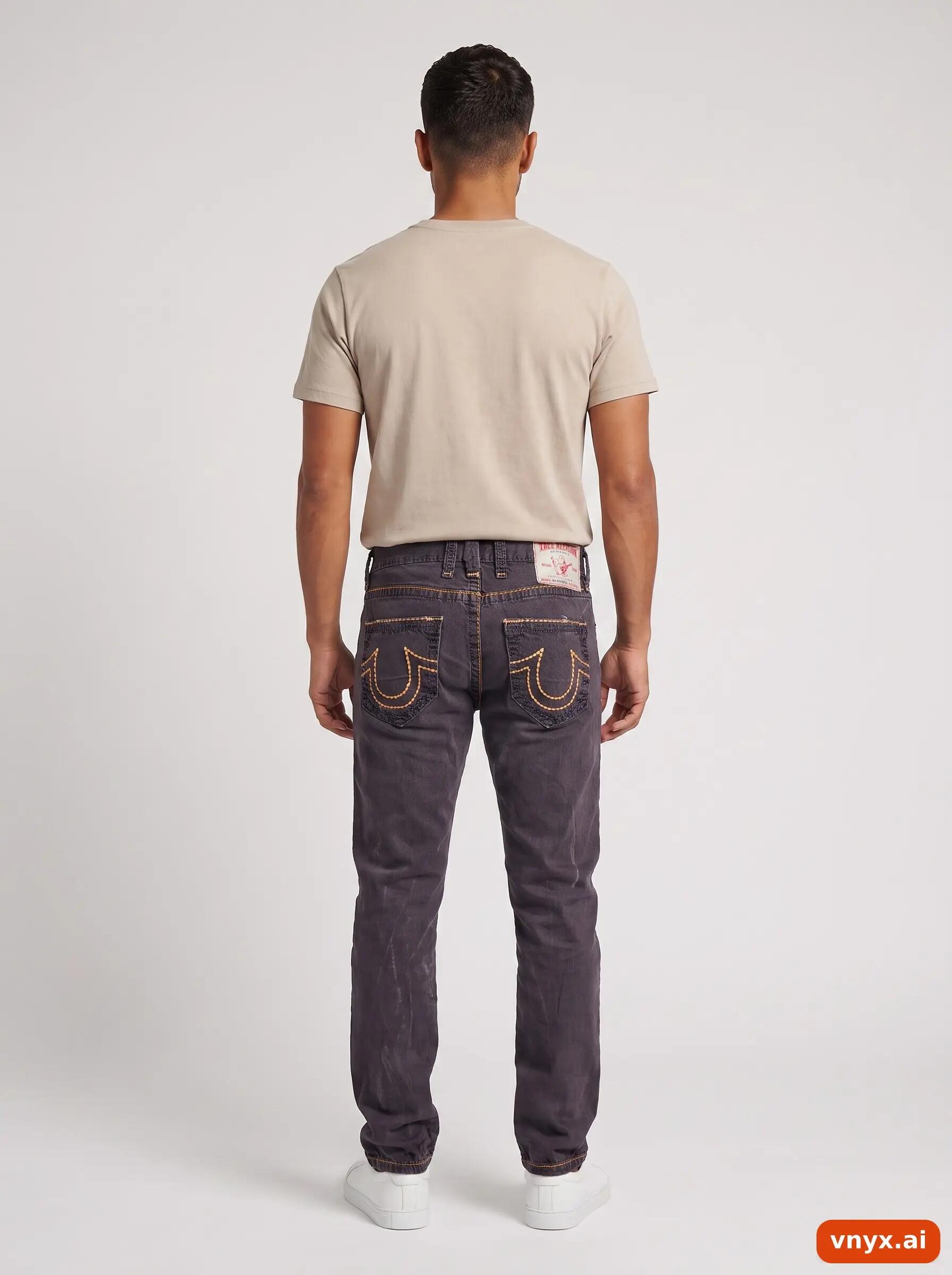 Second Life - Vintage True Religion Black Jeans Men W34 2/6