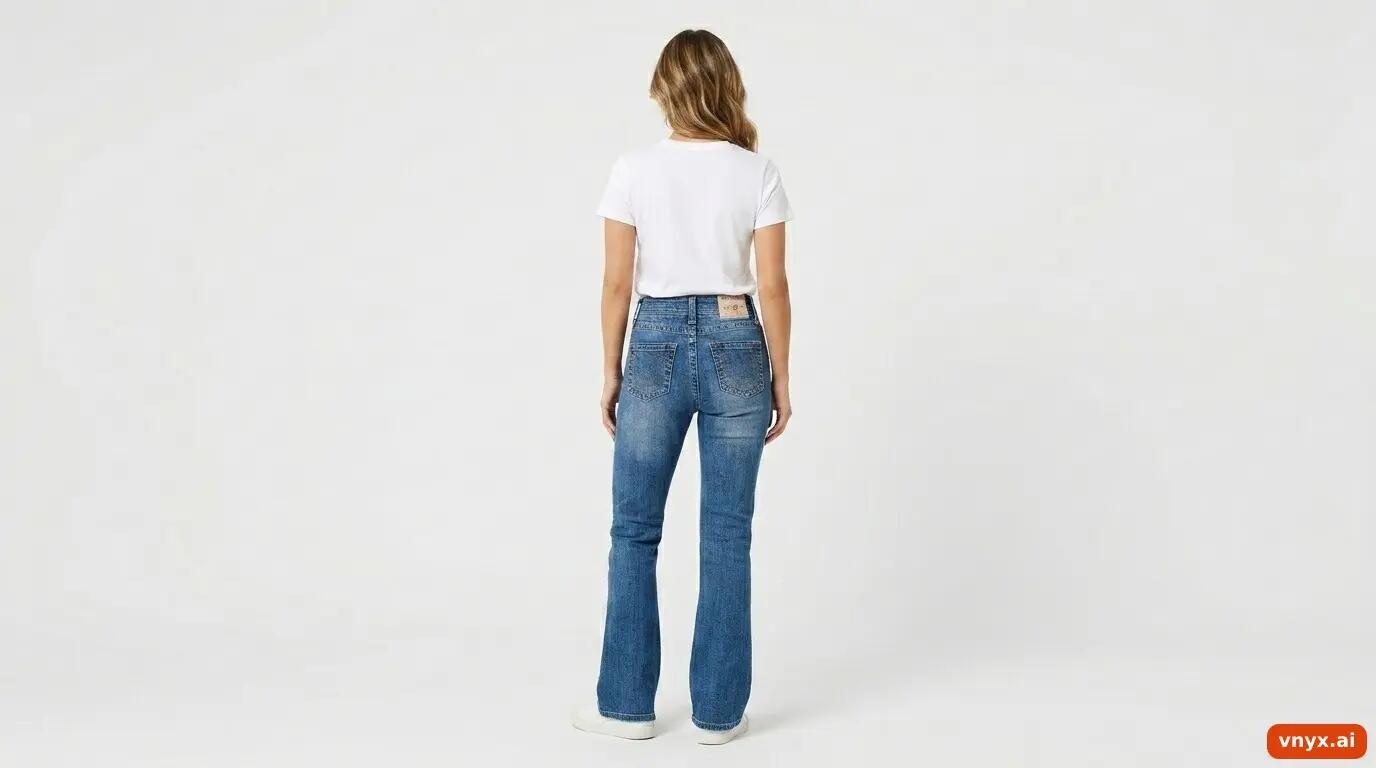 Second Life - Vintage True Religion Dark Blue Jeans Women W28 3/6