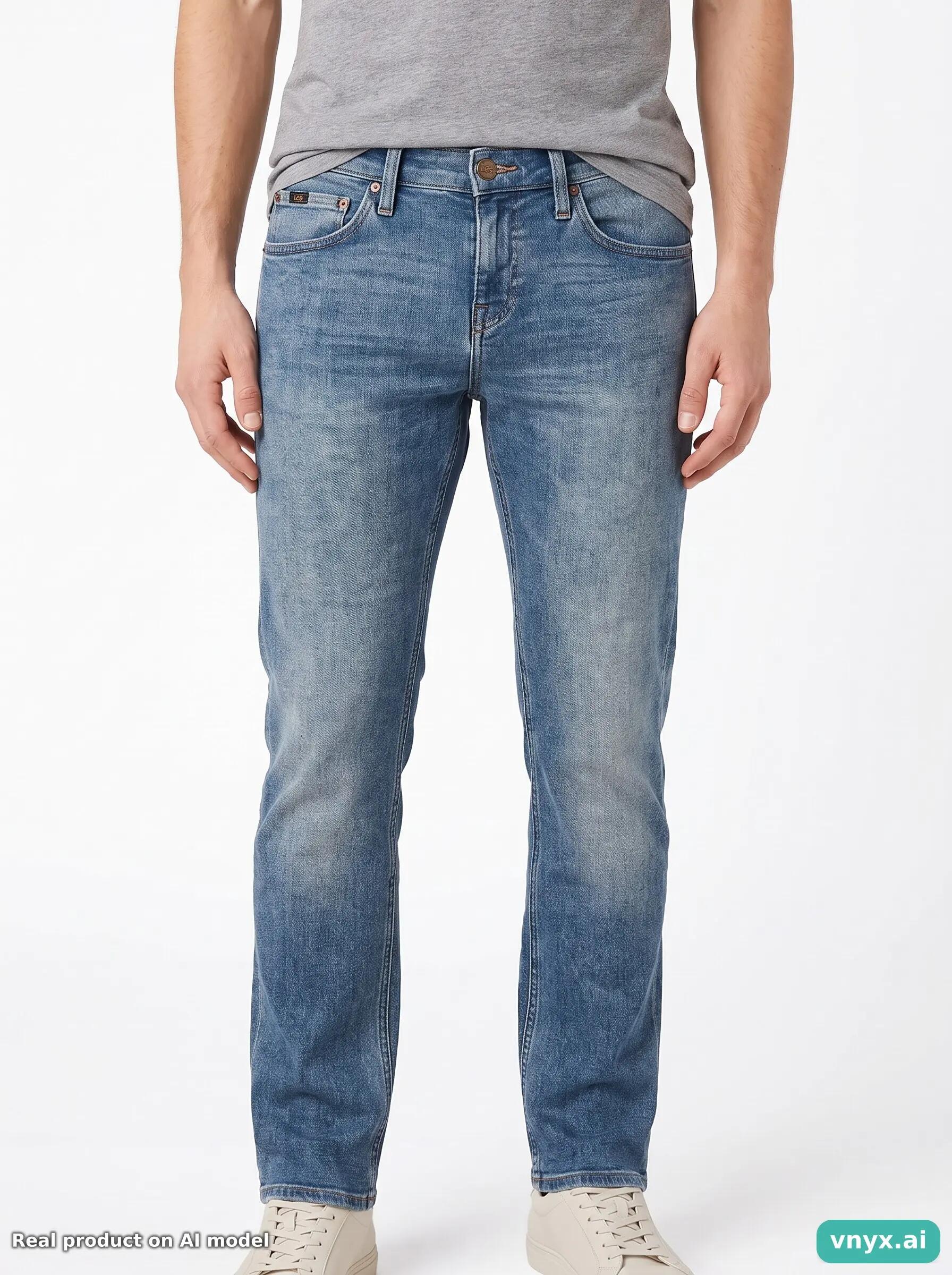 Second Life - Vintage Lee Light Blue Jeans men 28 5/6