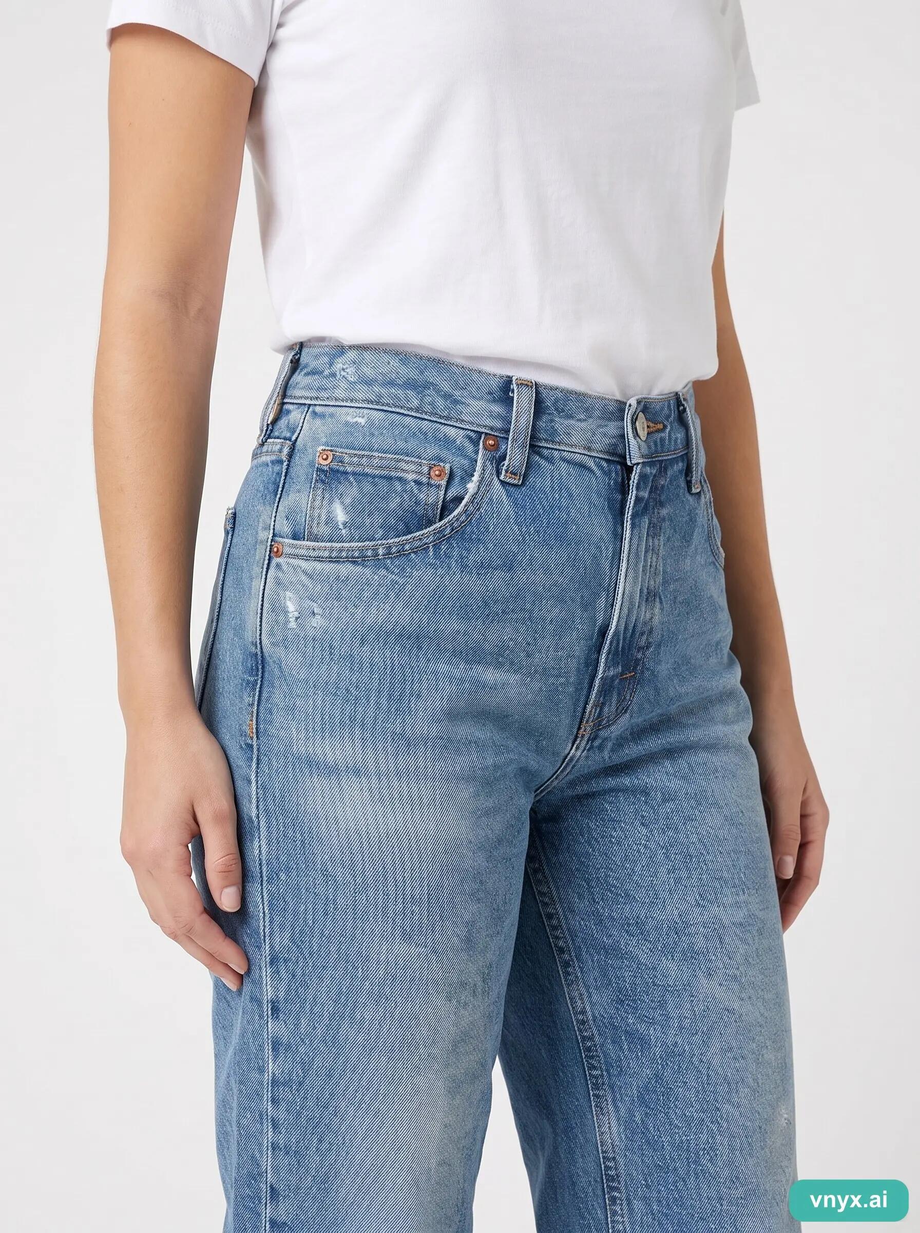 Second Life - Vintage Wrangler Light Blue Jeans Women W34 L30 6/6