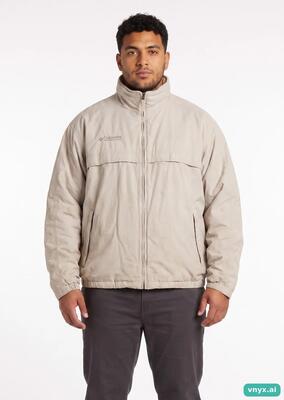 Second life - vintage columbia sportswear beige windbreaker men xl