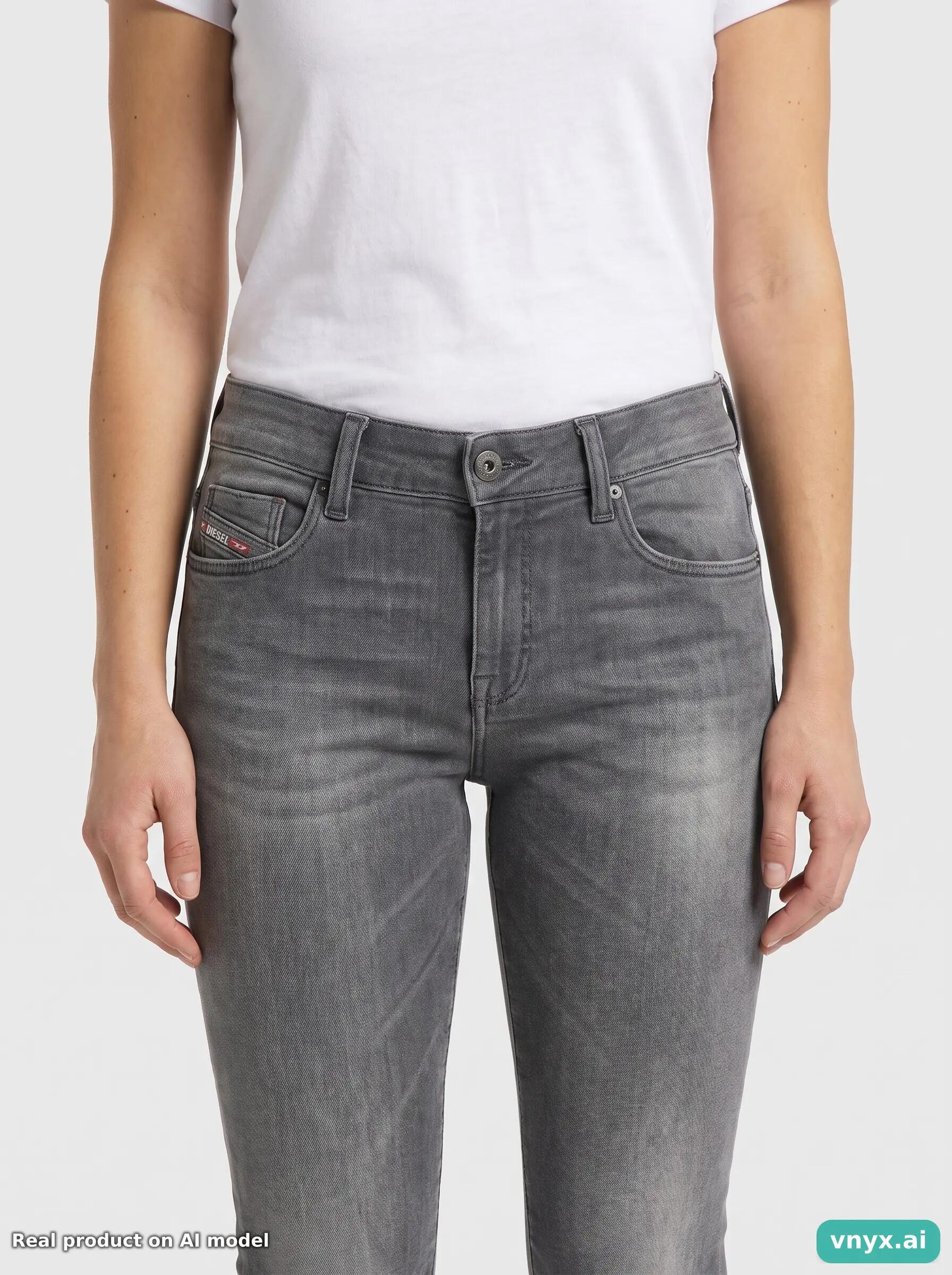 Second Life - Vintage Diesel Timeless-Grey Jeans Women W28 L32 6/6