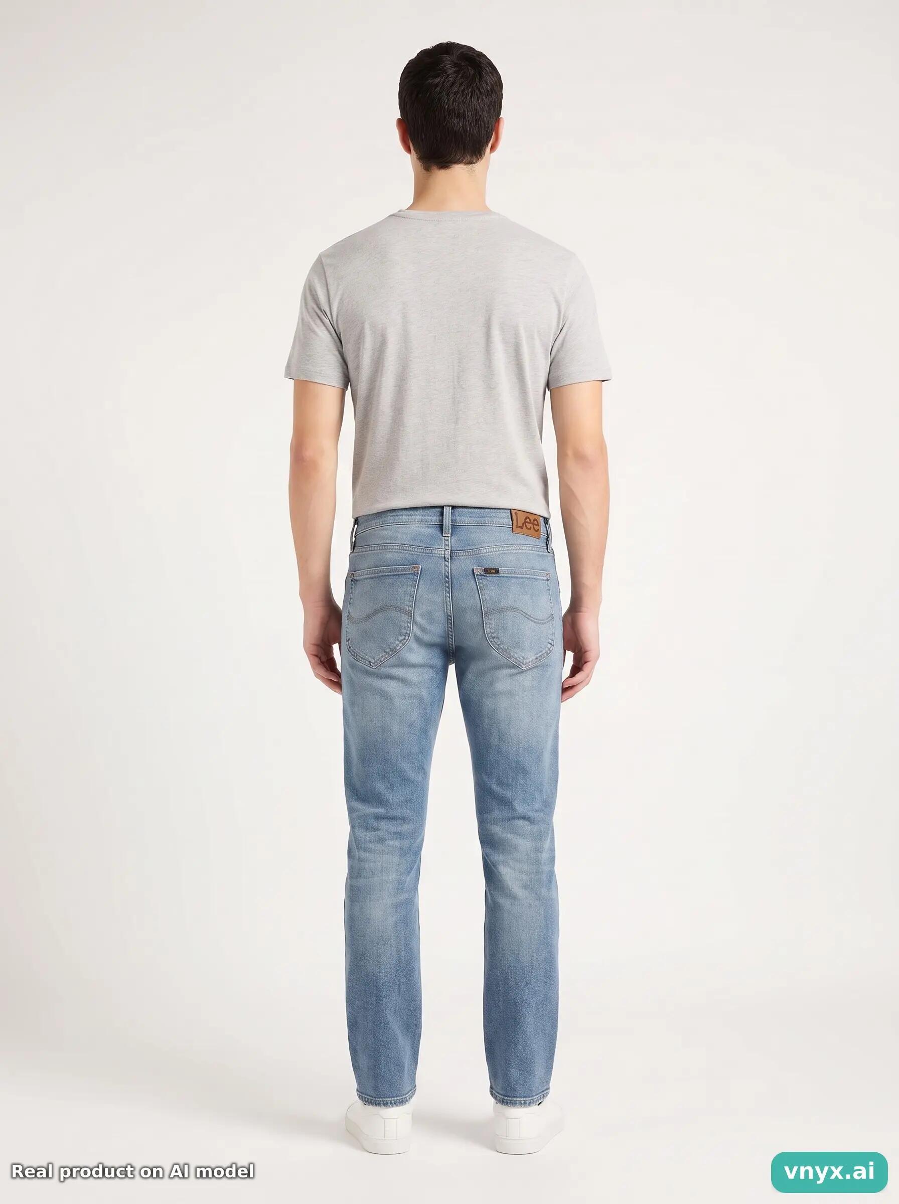 Second Life - Vintage Lee Light Blue Jeans men 28 4/6