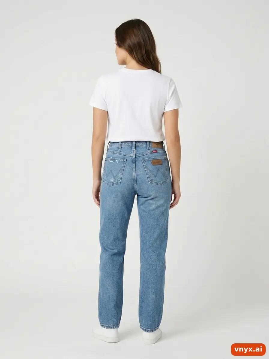 Second Life - Vintage Wrangler Light Blue Jeans Women W34 L30 4/6