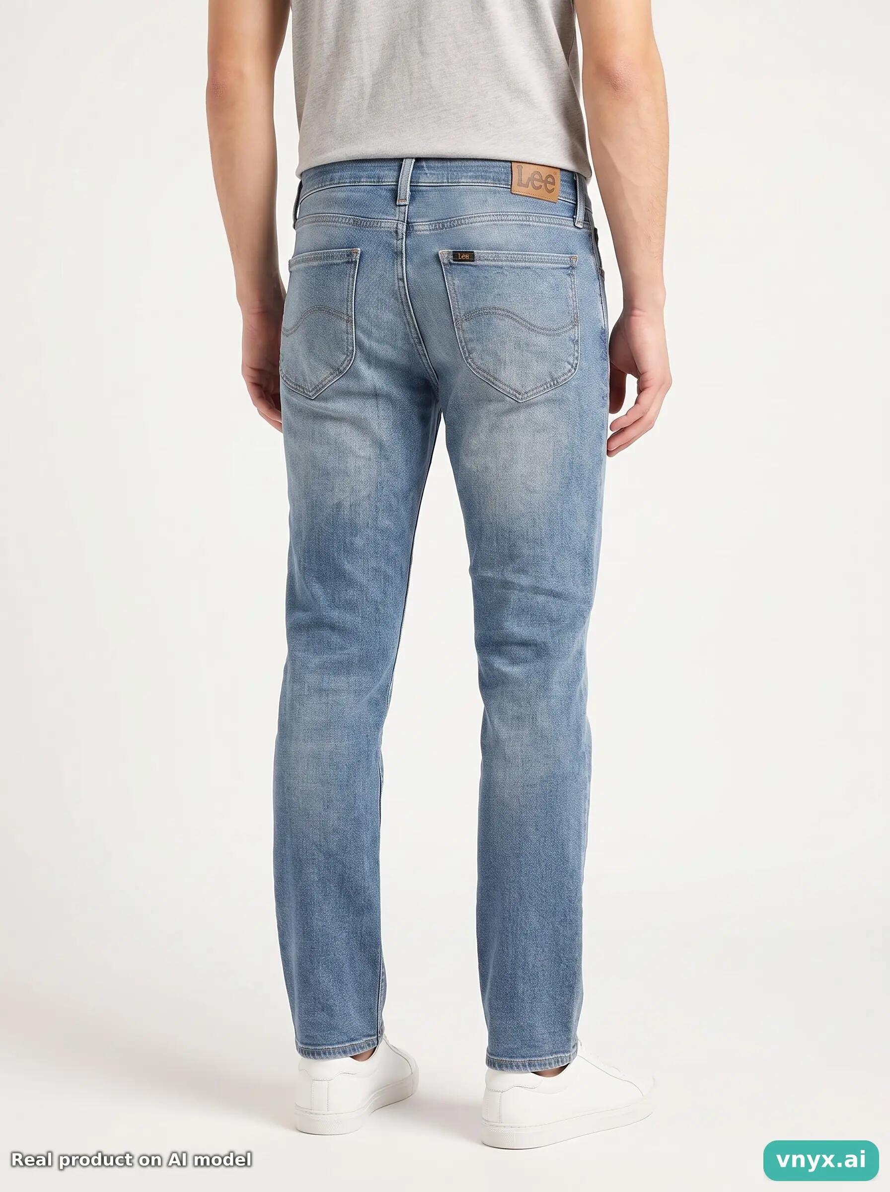 Second Life - Vintage Lee Light Blue Jeans men 28 2/6