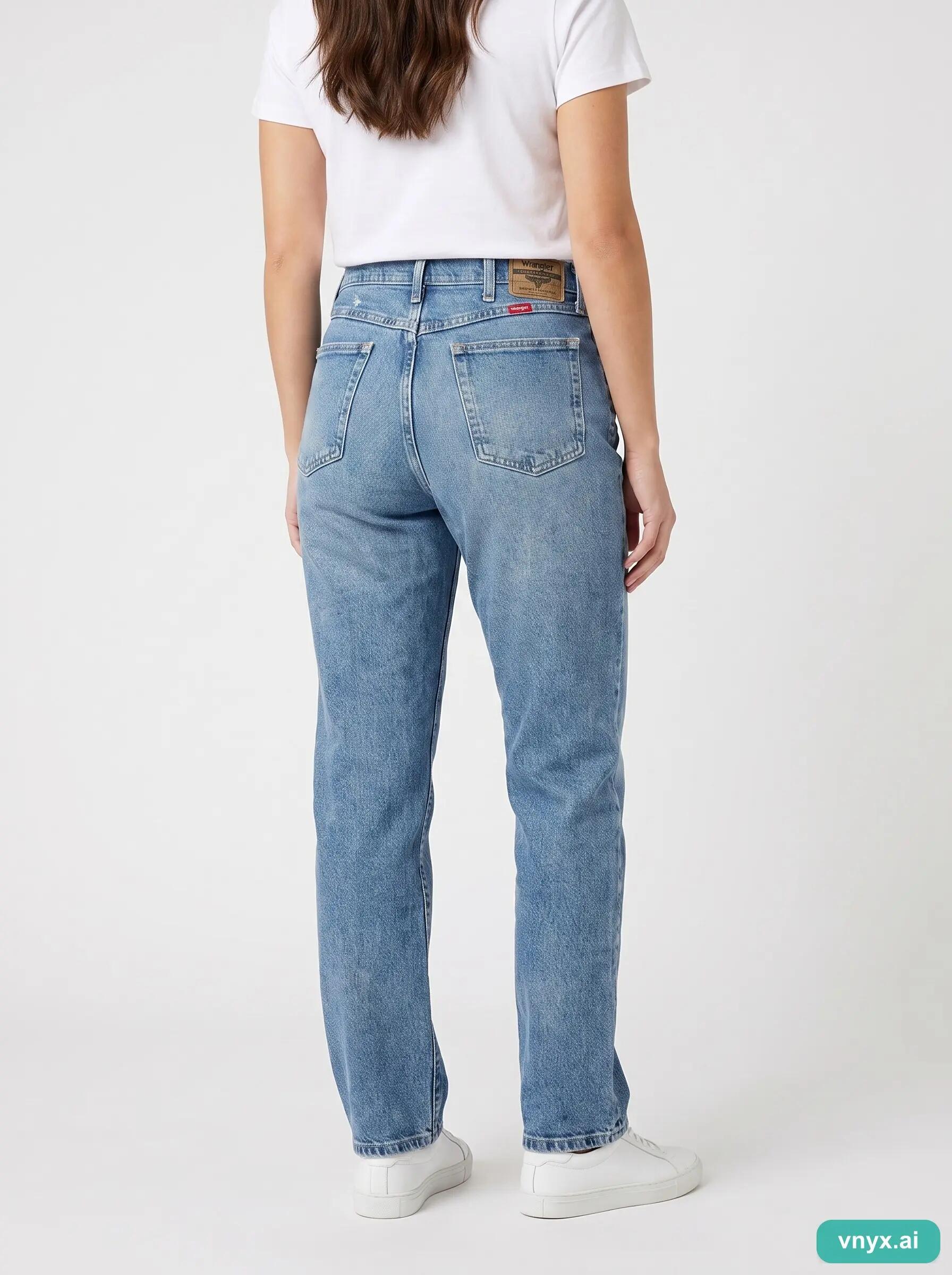 Second Life - Vintage Wrangler Light Blue Jeans Women W34 L30 2/6