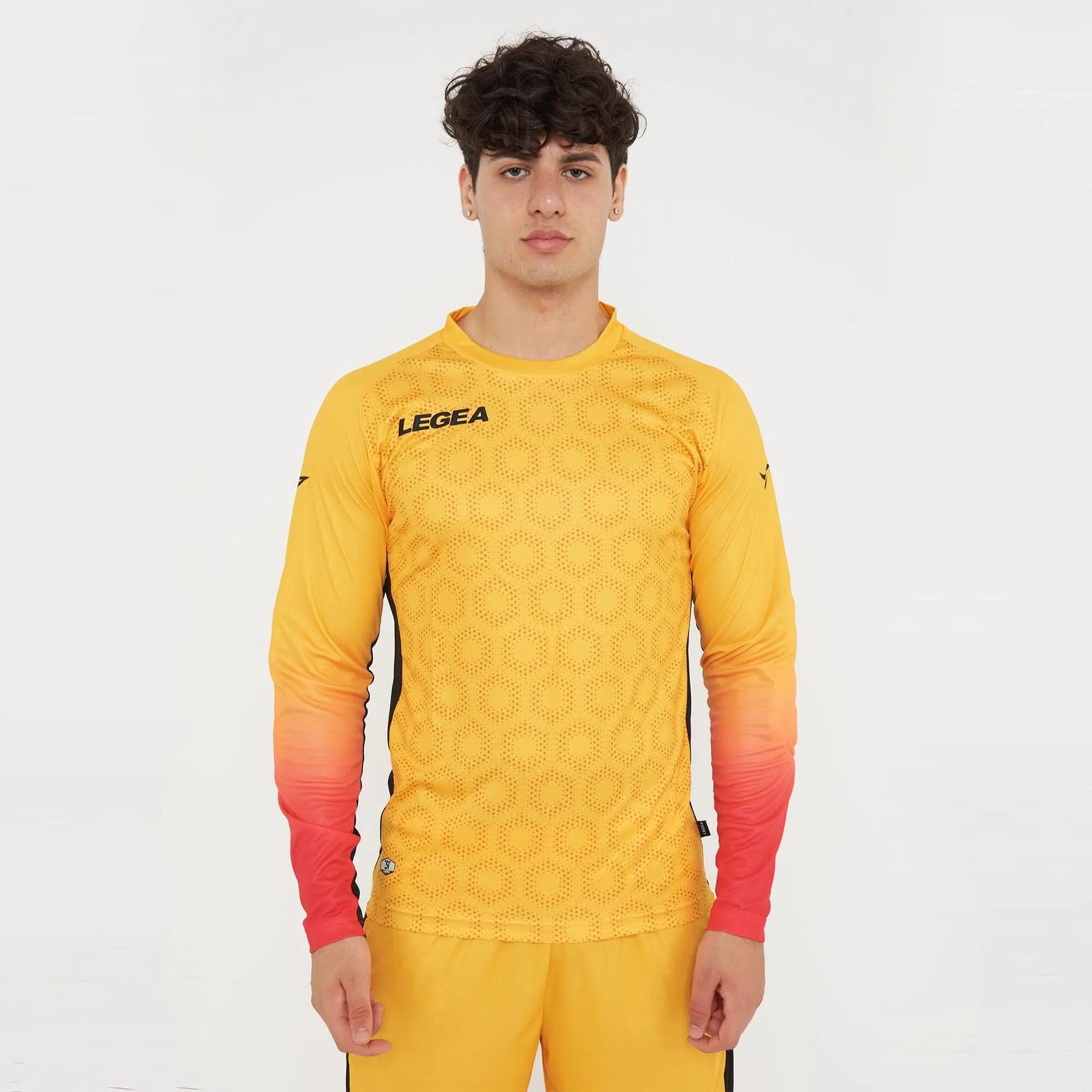 Gardien de Football Kit Respirant San Memes Jaune Junior 2/7