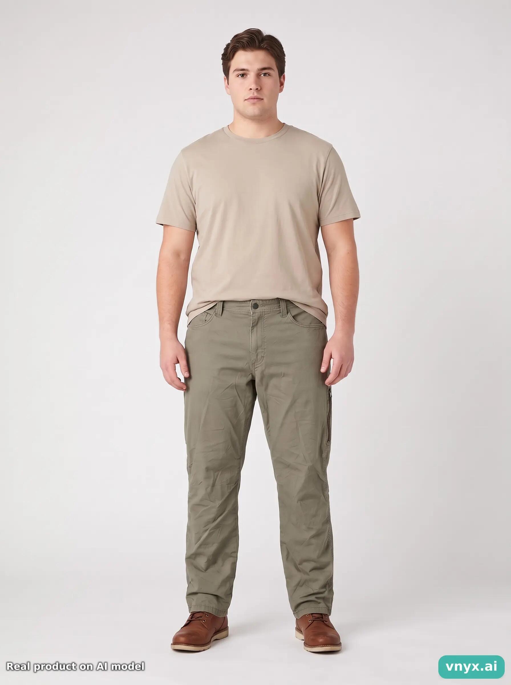 Second Life - Vintage Wrangler Classic Brown Jeans Men W34 L32 6/6