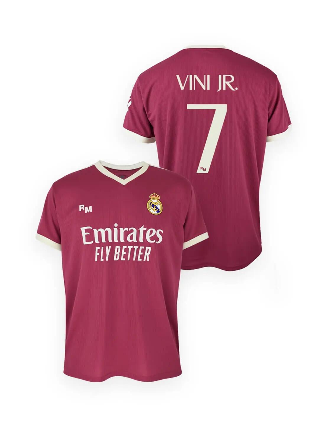 Camiseta Real Madrid Niño Vinicius Jr 2026/27 Tercera Equipación Réplica Oficia 3/4