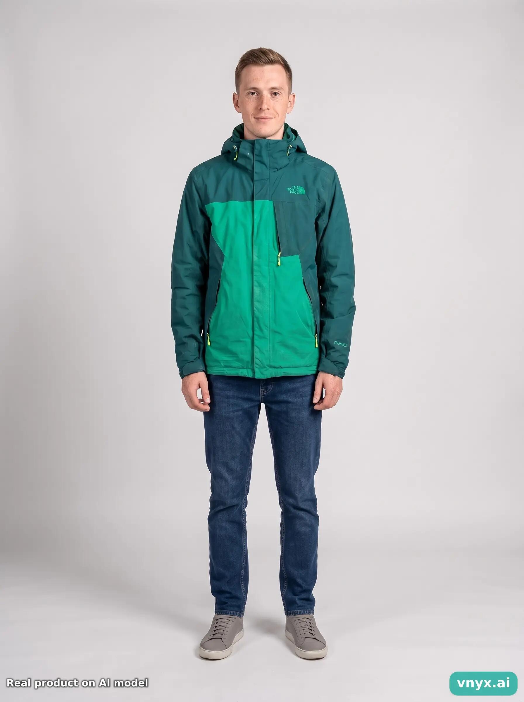 Second Life - Vintage The North Face Green Outdoor Jacket Men S 6/6