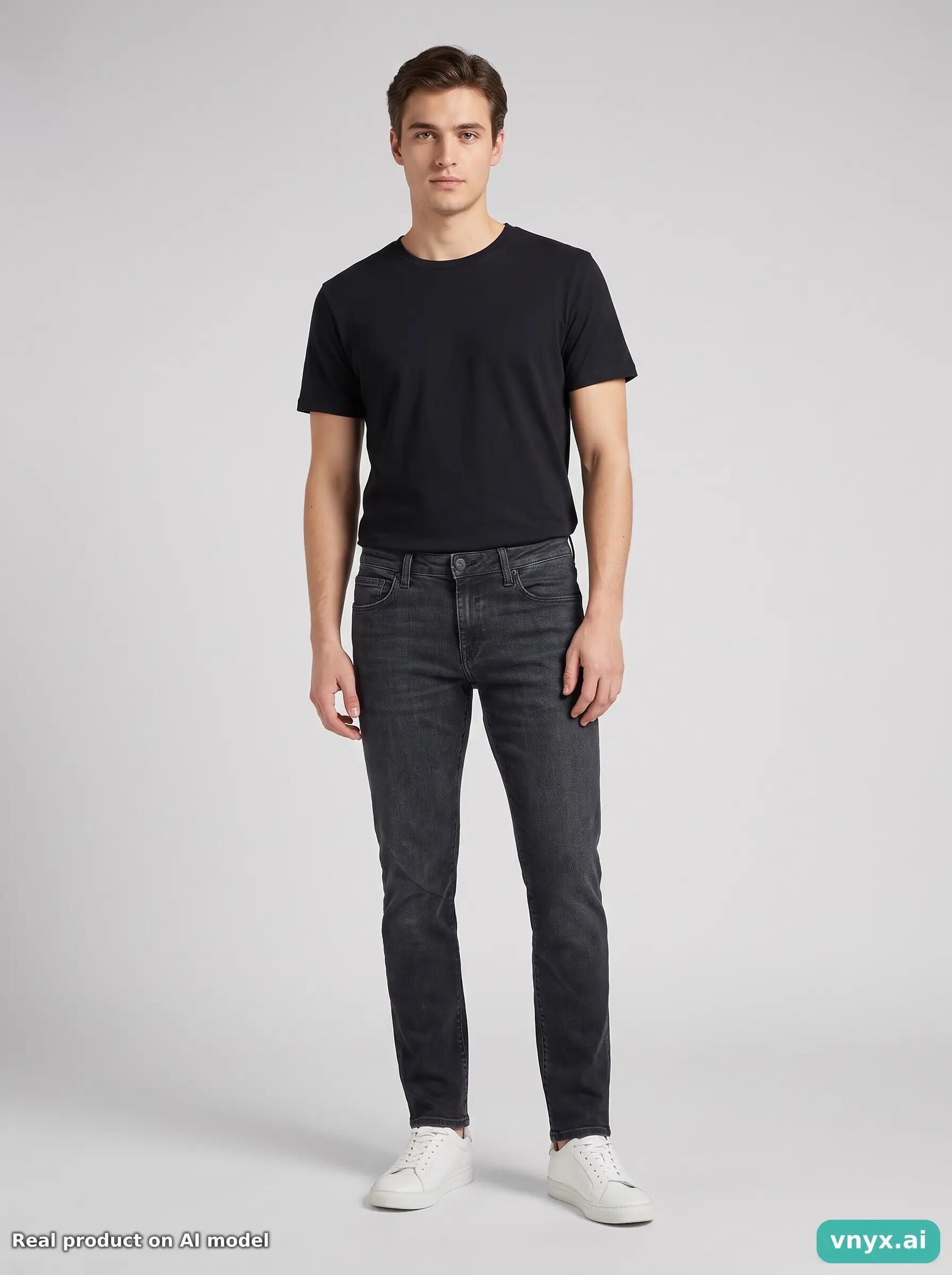 Second Life - Vintage Lee Black Jeans men 29 3/6