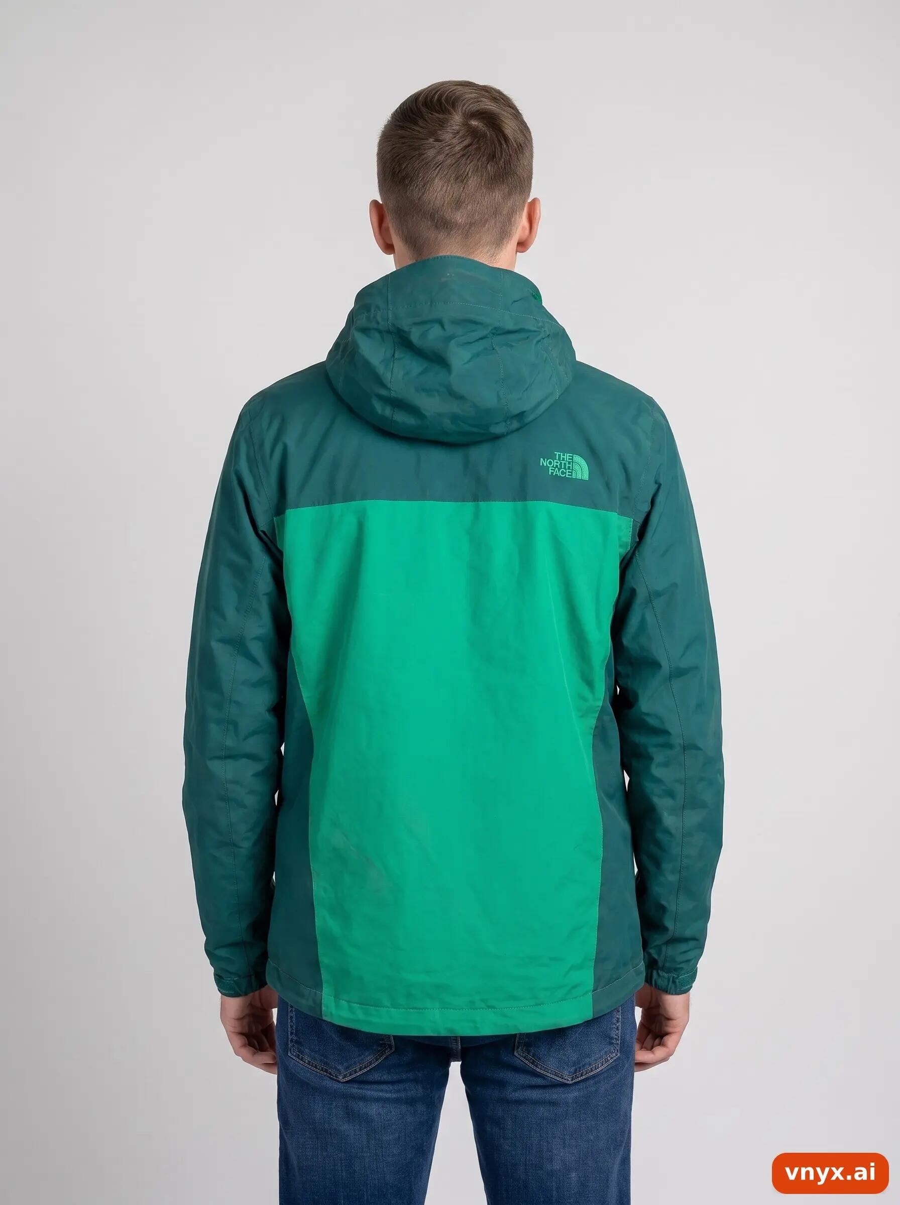 Second Life - Vintage The North Face Green Outdoor Jacket Men S 2/6