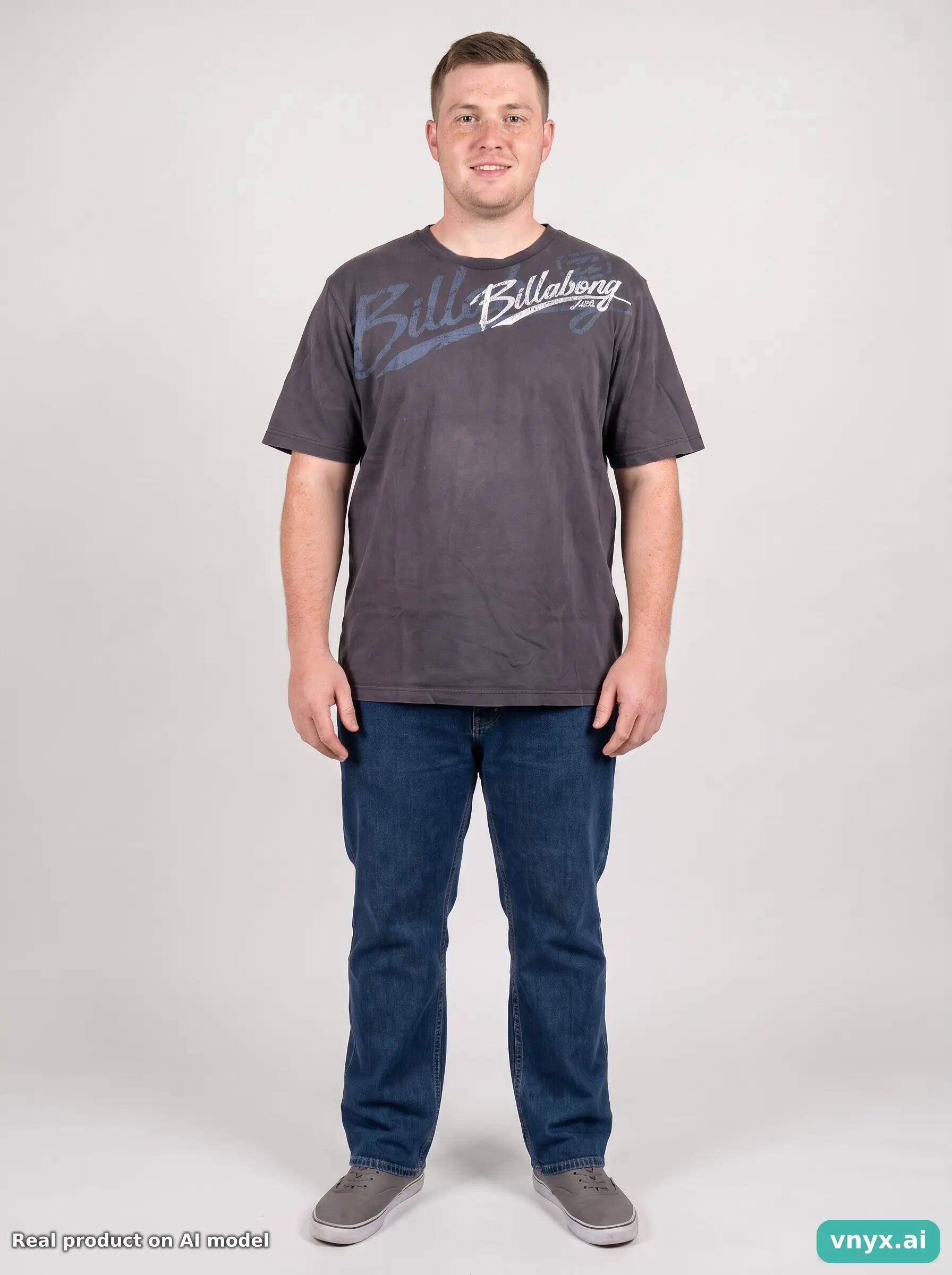 Second Life - Vintage Billabong Washed Grey T-Shirt Men L 5/6