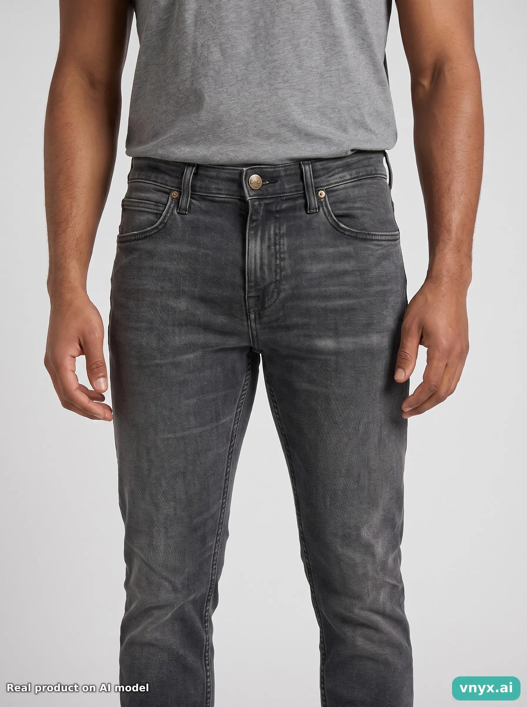 Second Life - Vintage Lee Charcoal Jeans Men 30 L32 5/6