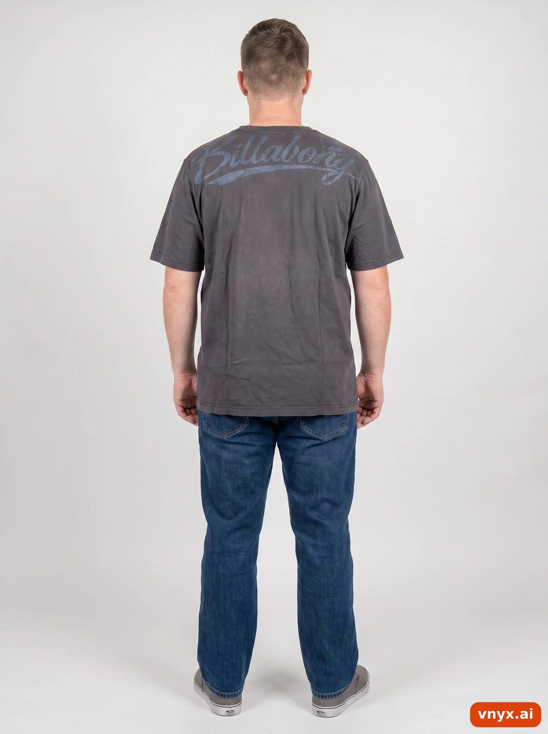 Second Life - Vintage Billabong Washed Grey T-Shirt Men L 4/6