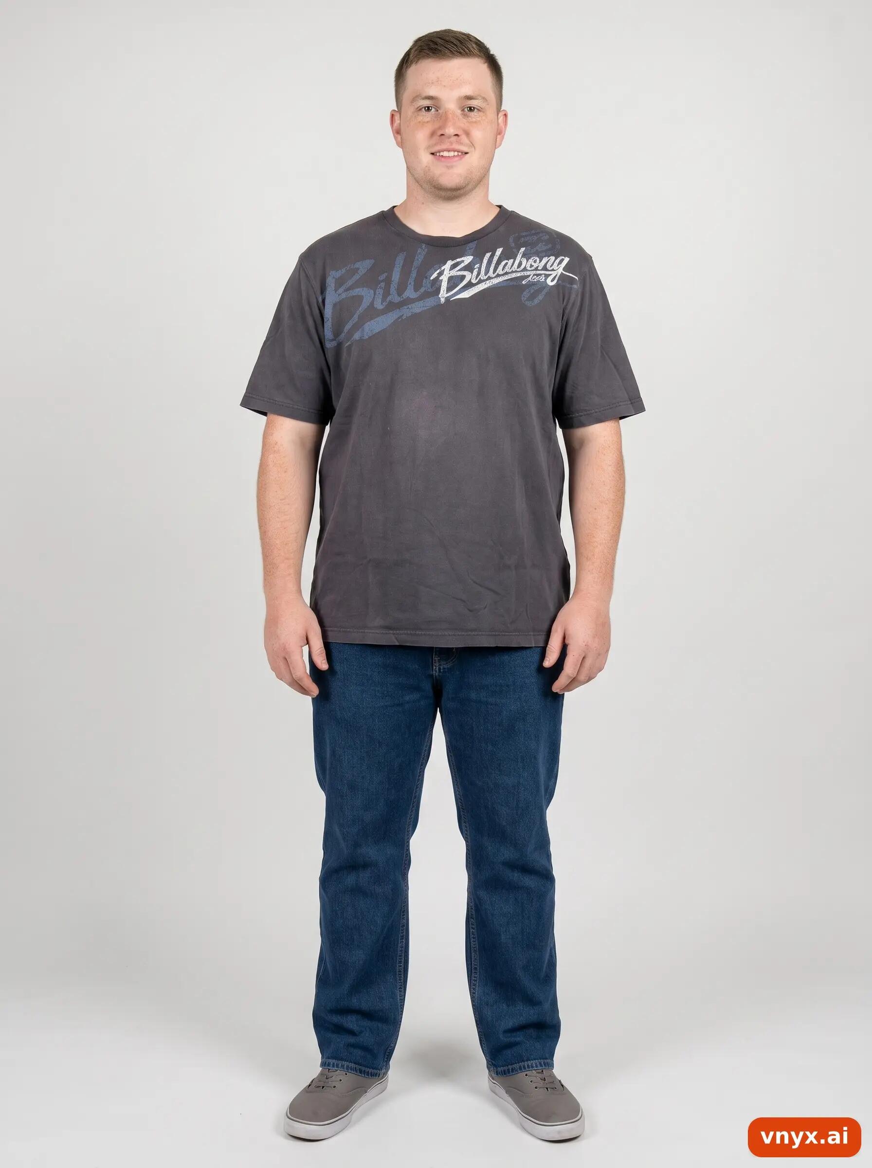 Second Life - Vintage Billabong Washed Grey T-Shirt Men L 3/6