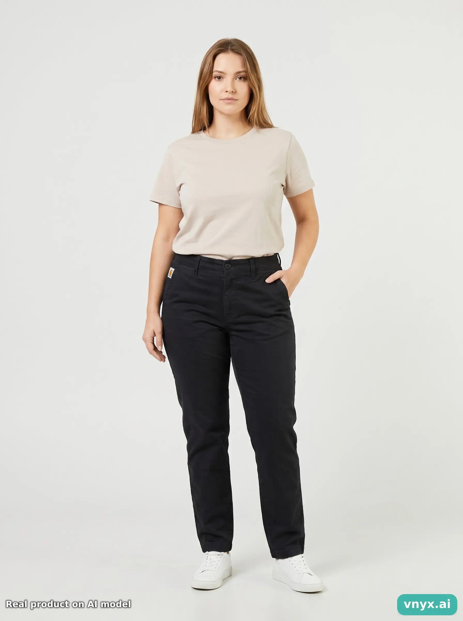 Second Life - Vintage Carhartt Dark Black Chinos Women W30 L32 5/6