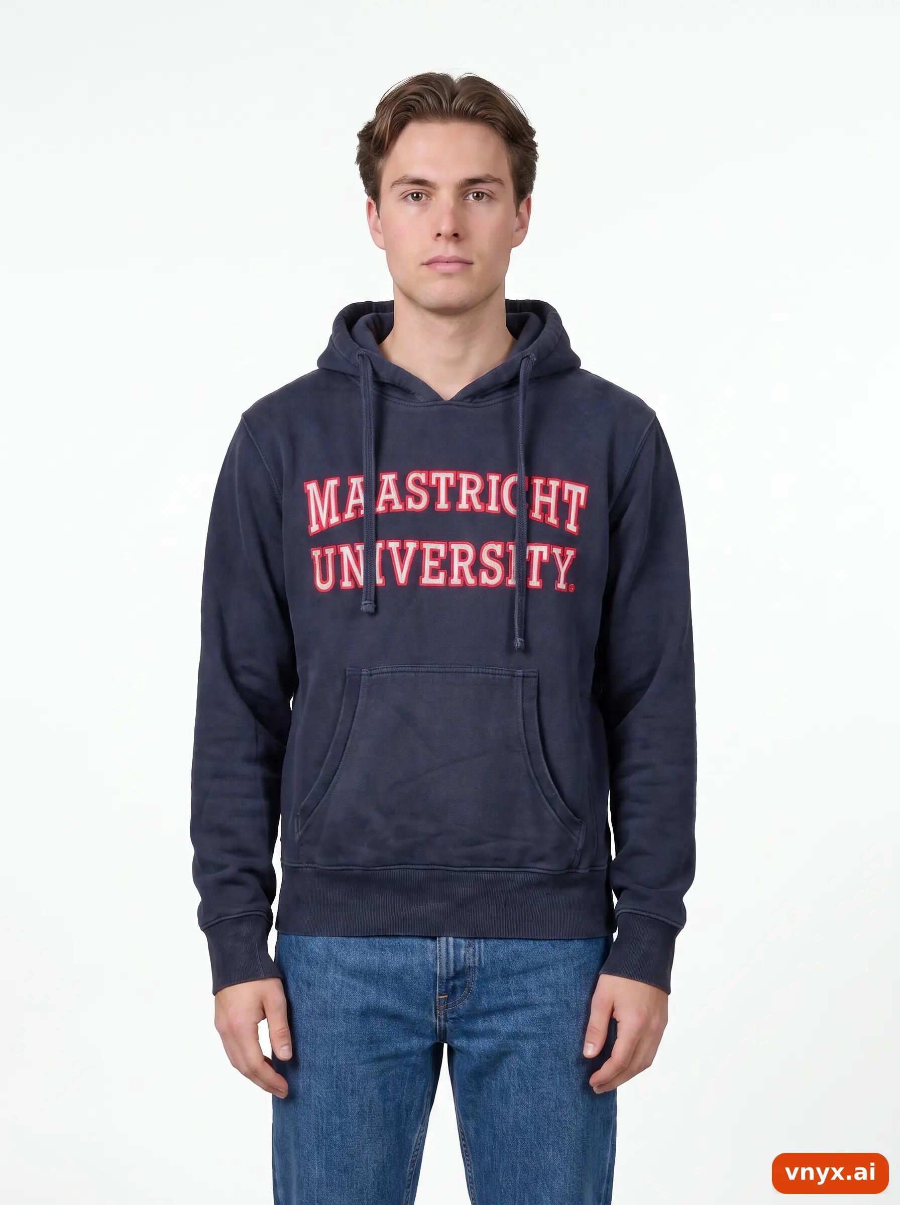Second Life - Vintage UNIGEAR Navy Hoodie Men S 1/6