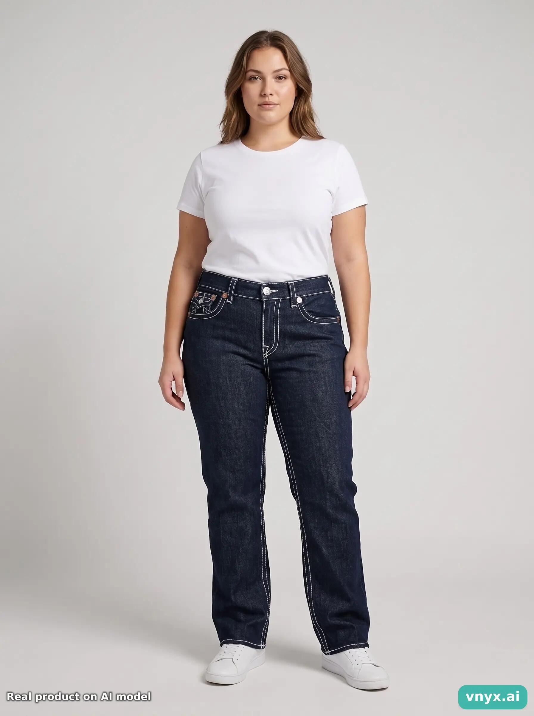 Second Life - Vintage True Religion Dark Blue Jeans Women W36 5/6