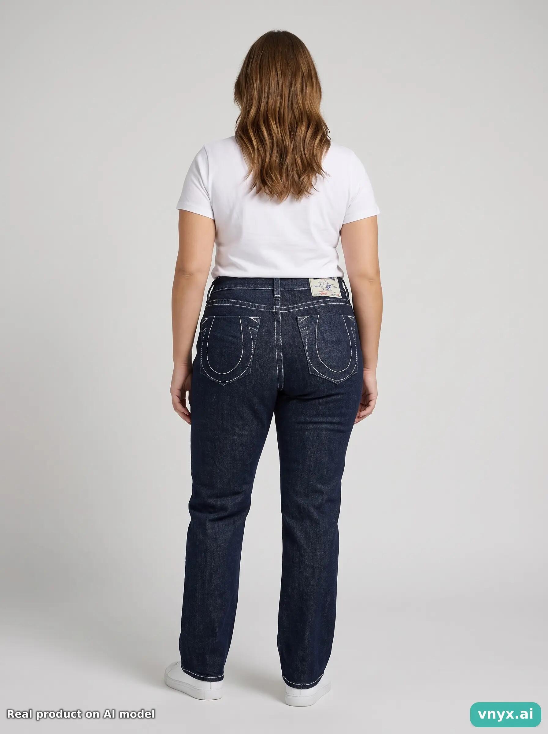 Second Life - Vintage True Religion Dark Blue Jeans Women W36 4/6