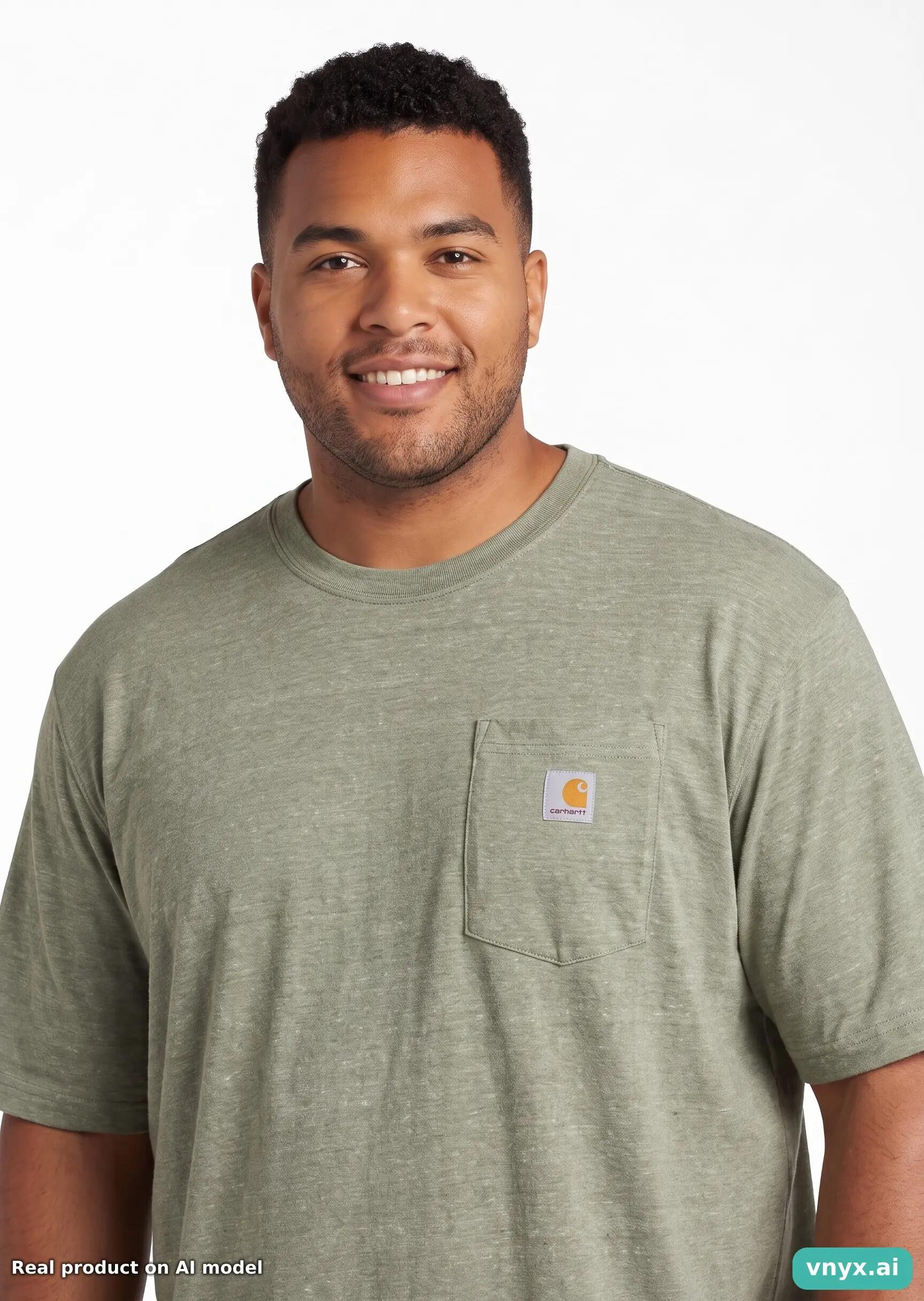 Second Life - Vintage Carhartt Sage Green Long Sleeve Men XL 5/5