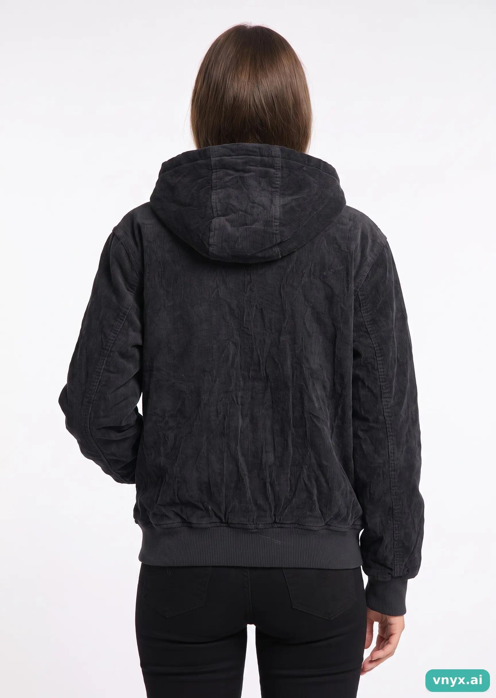 Second Life - Vintage Levi's Black Fleece Jacket Women S 2/5