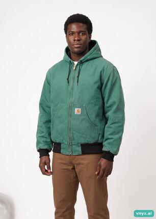 Second Life - Vintage Carhartt Green Outdoor Jacket Men L