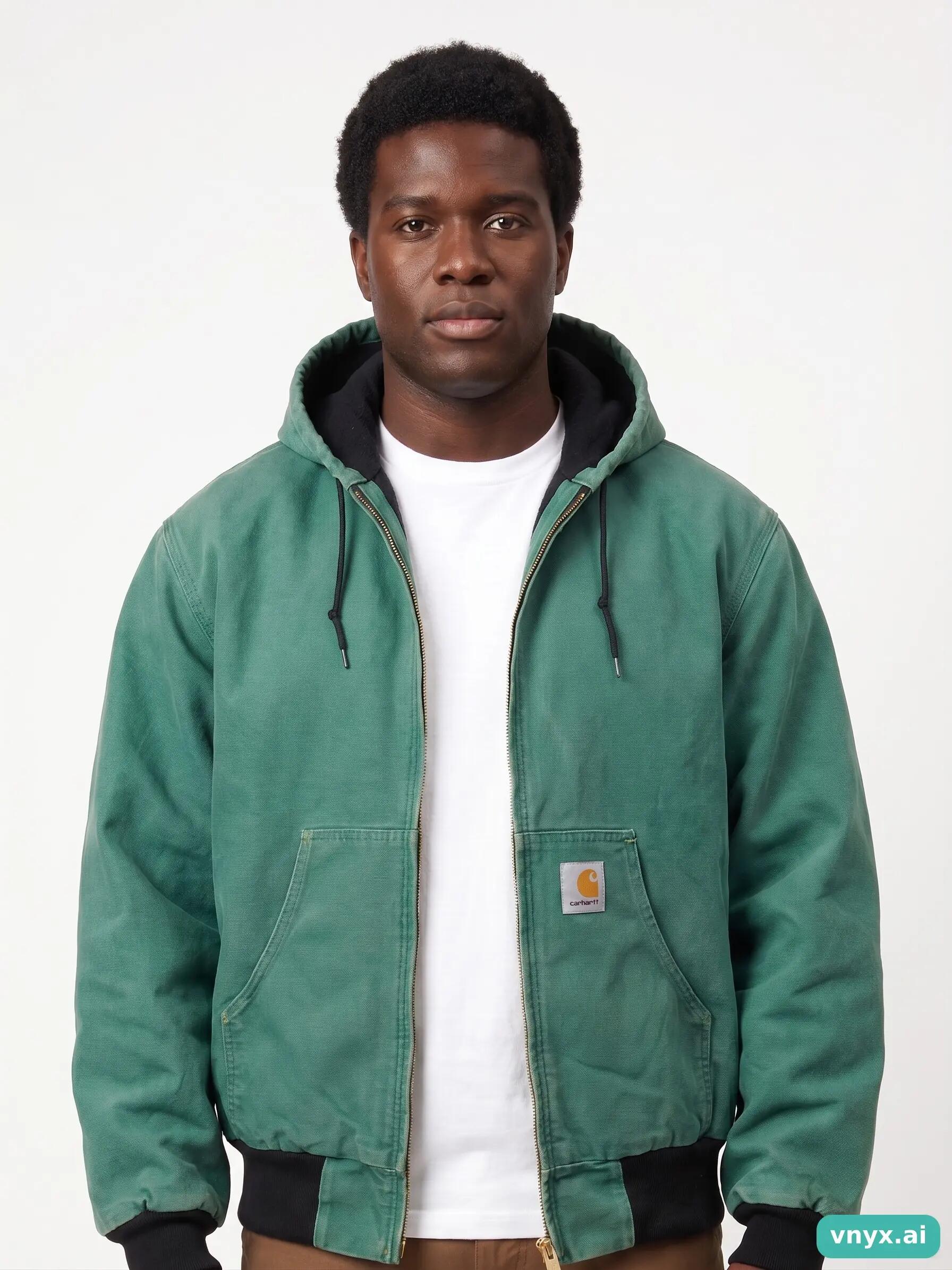 Second Life - Vintage Carhartt Green Outdoor Jacket Men L 5/5