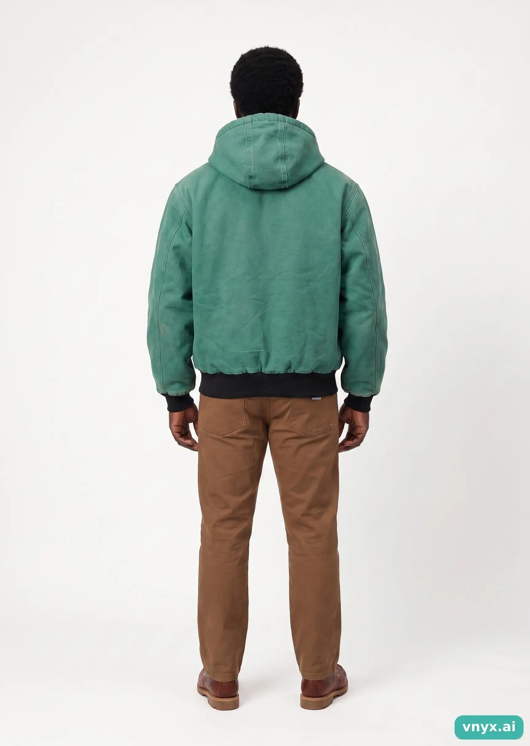 Second Life - Vintage Carhartt Green Outdoor Jacket Men L 4/5