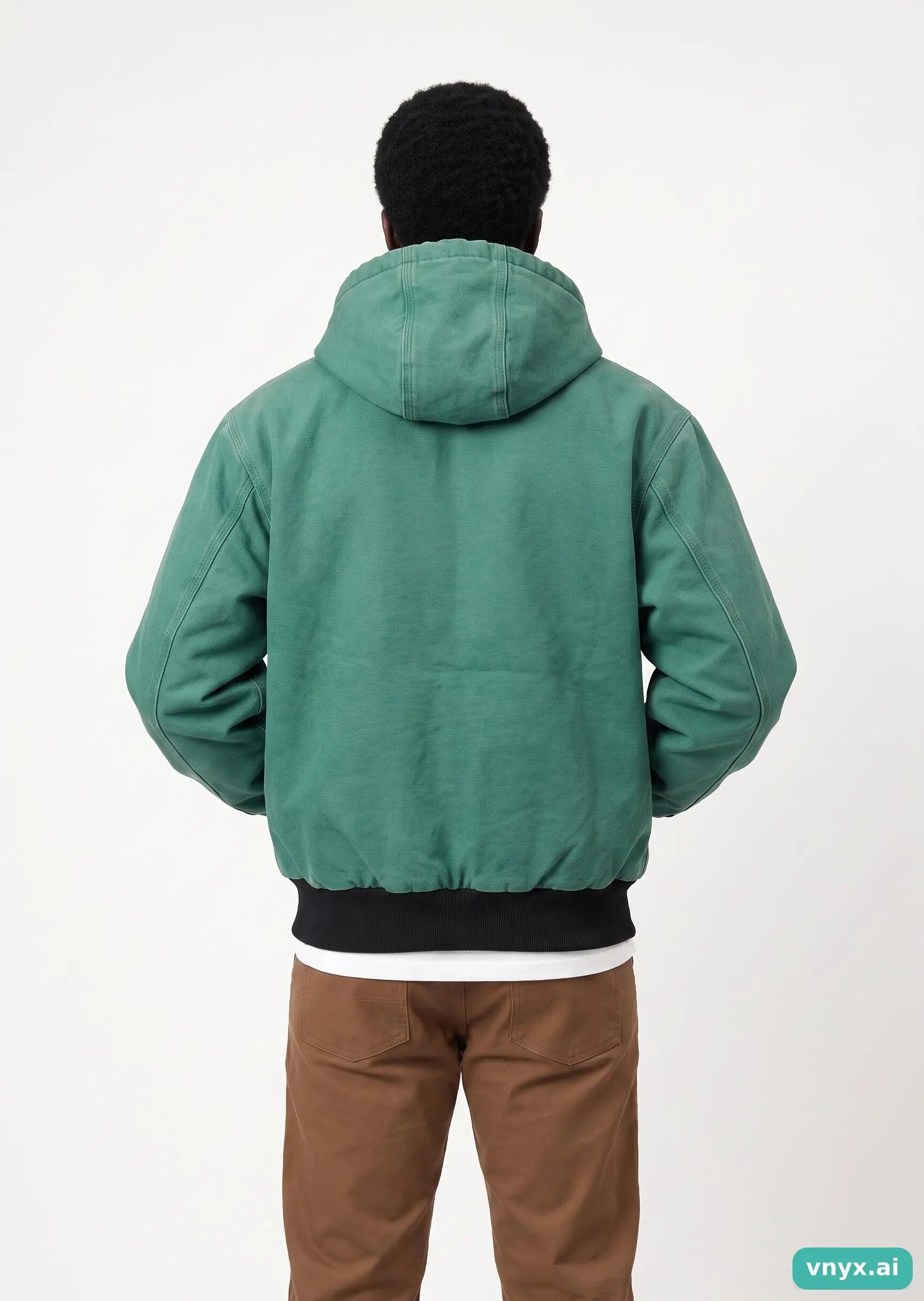 Second Life - Vintage Carhartt Green Outdoor Jacket Men L 2/5
