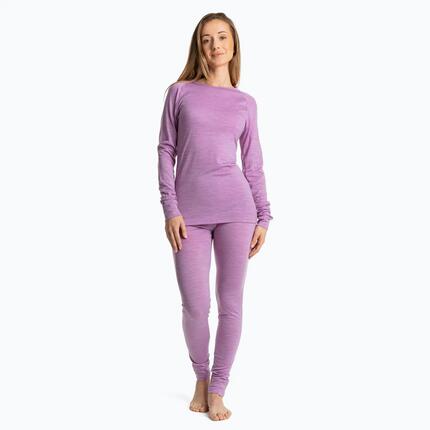 Komplet bielizny termoaktywnej damskiej WOOLCANO Merino 100% SET0543