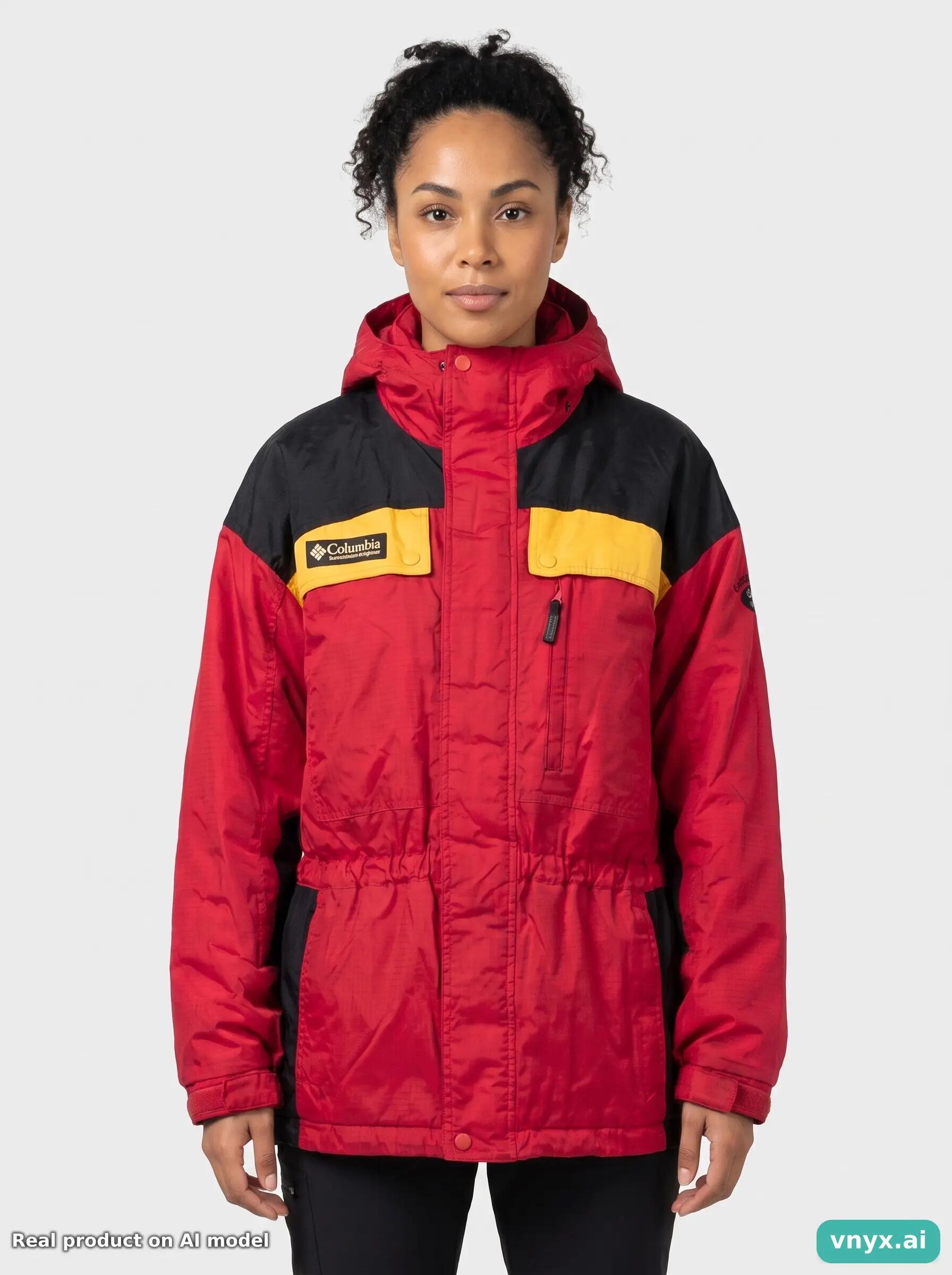 Second Life - Vintage Columbia Red Outdoor Jacket Women S 6/6