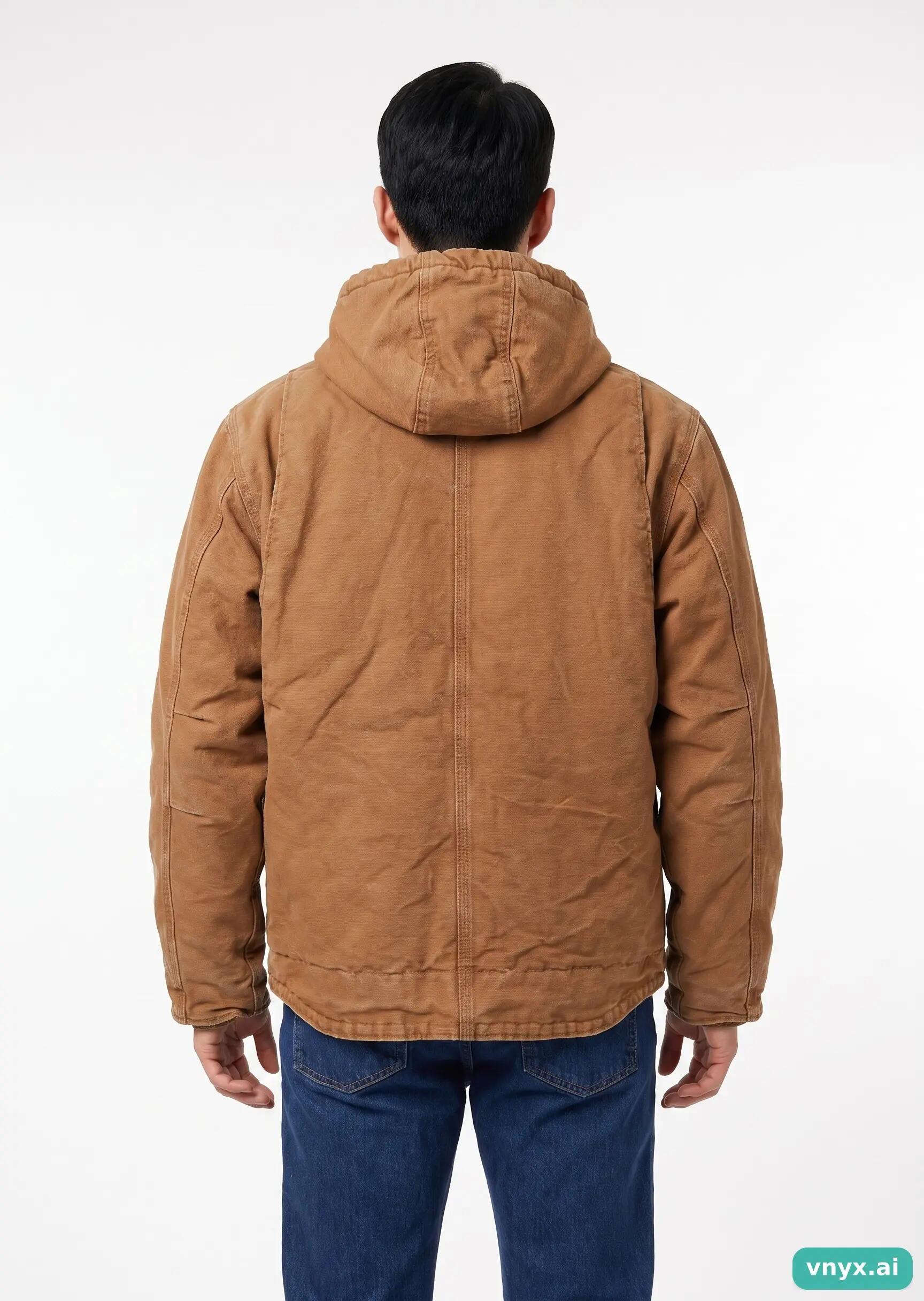 Second Life - Vintage Carhartt Brown Outdoor Jacket Men M 2/5