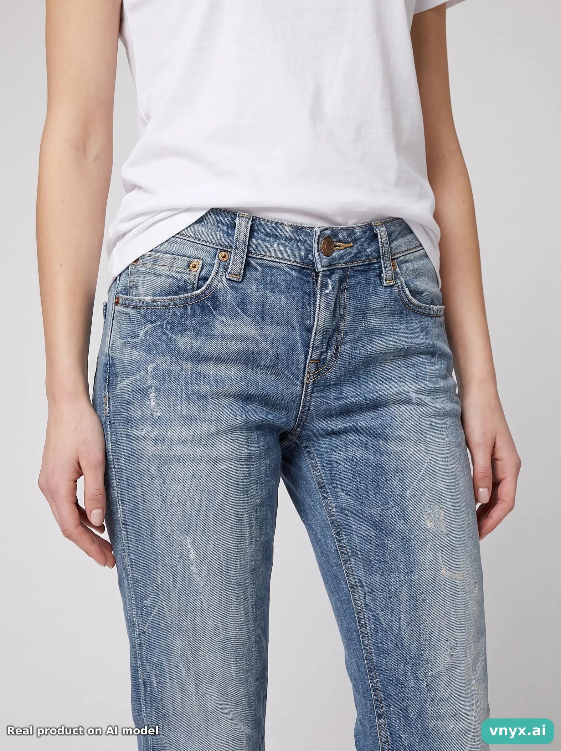 Second Life - Vintage Lee Blue Jeans Women W22 6/6